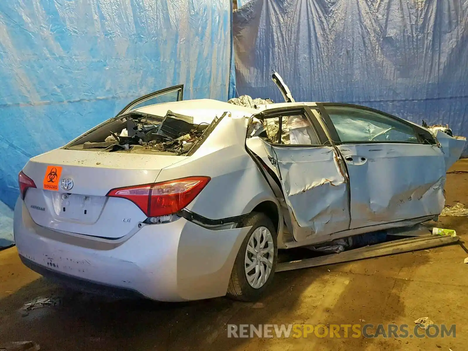 4 Photograph of a damaged car 5YFBURHE0KP884418 TOYOTA COROLLA 2019