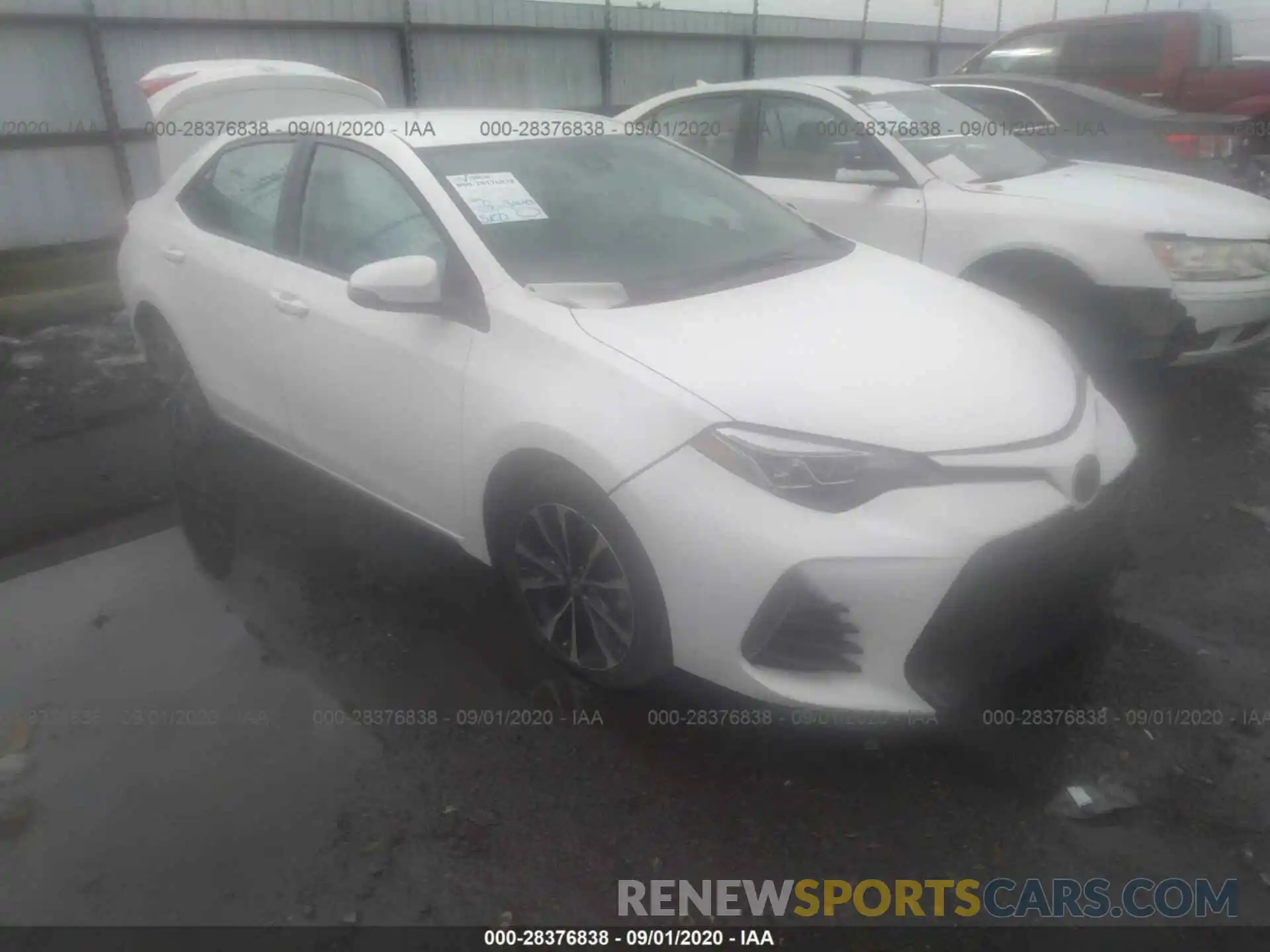 1 Photograph of a damaged car 5YFBURHE0KP884502 TOYOTA COROLLA 2019