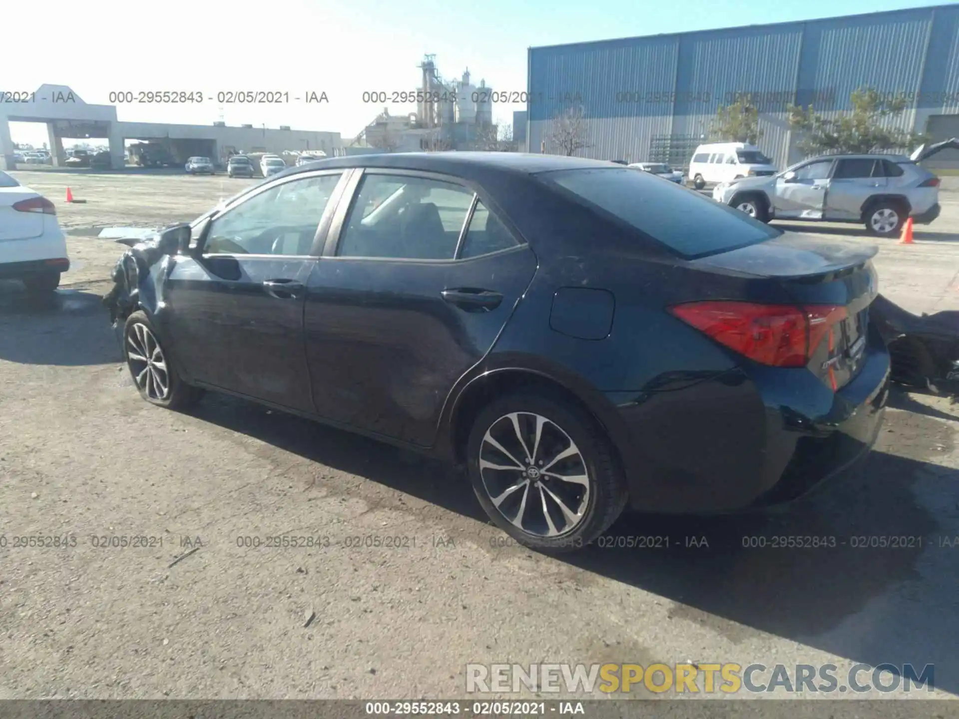 3 Photograph of a damaged car 5YFBURHE0KP884709 TOYOTA COROLLA 2019