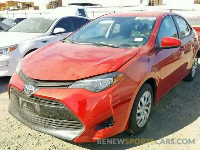 2 Photograph of a damaged car 5YFBURHE0KP884791 TOYOTA COROLLA 2019