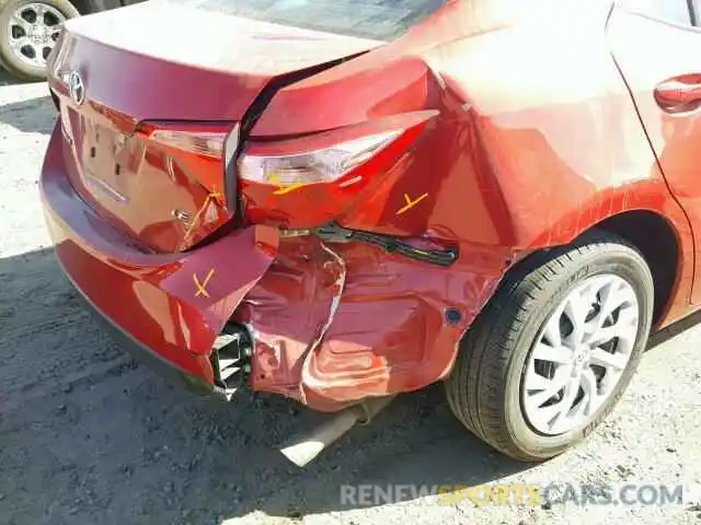 9 Photograph of a damaged car 5YFBURHE0KP884791 TOYOTA COROLLA 2019