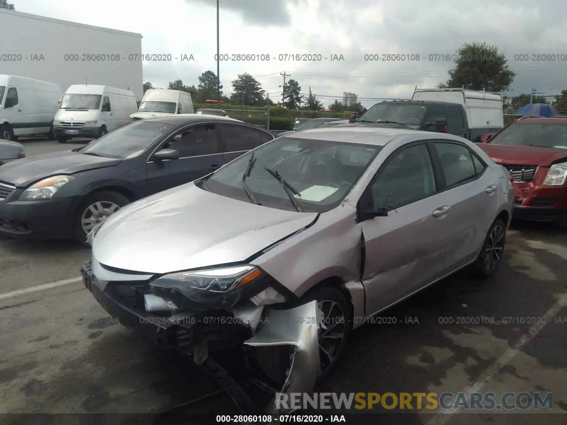 6 Photograph of a damaged car 5YFBURHE0KP885116 TOYOTA COROLLA 2019