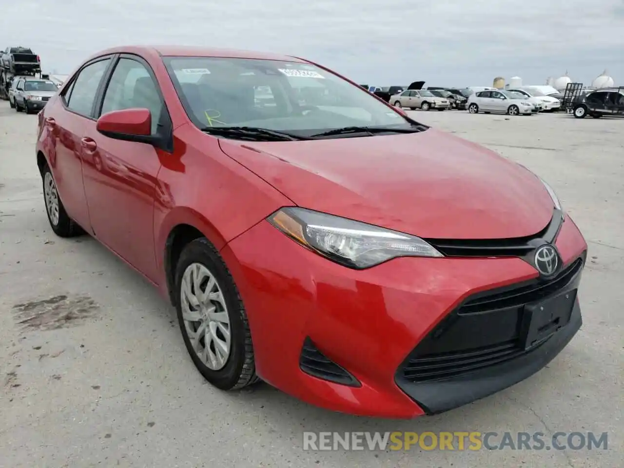 1 Photograph of a damaged car 5YFBURHE0KP885195 TOYOTA COROLLA 2019