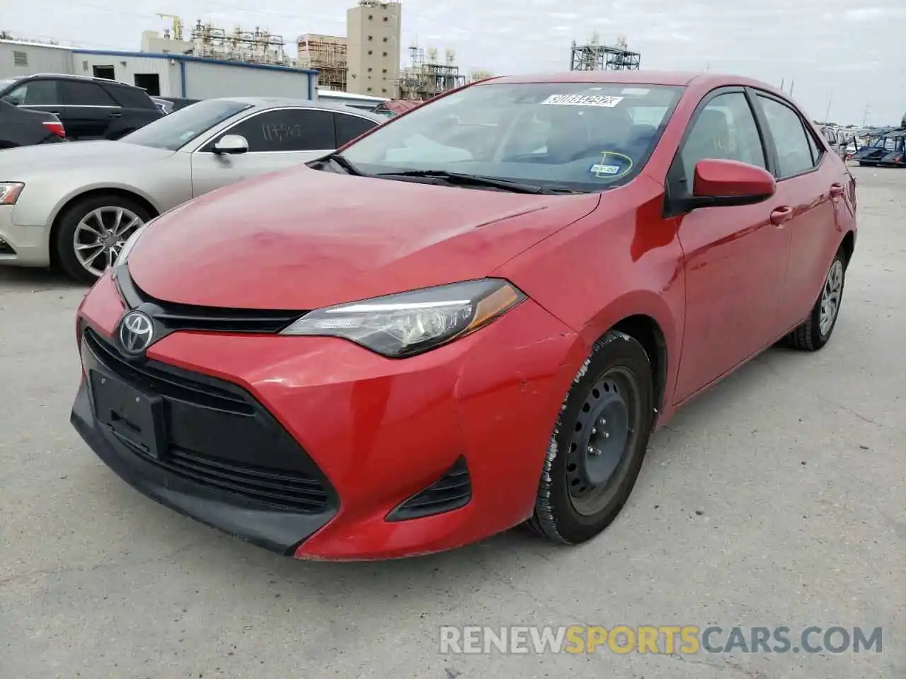 2 Фотография поврежденного автомобиля 5YFBURHE0KP885195 TOYOTA COROLLA 2019