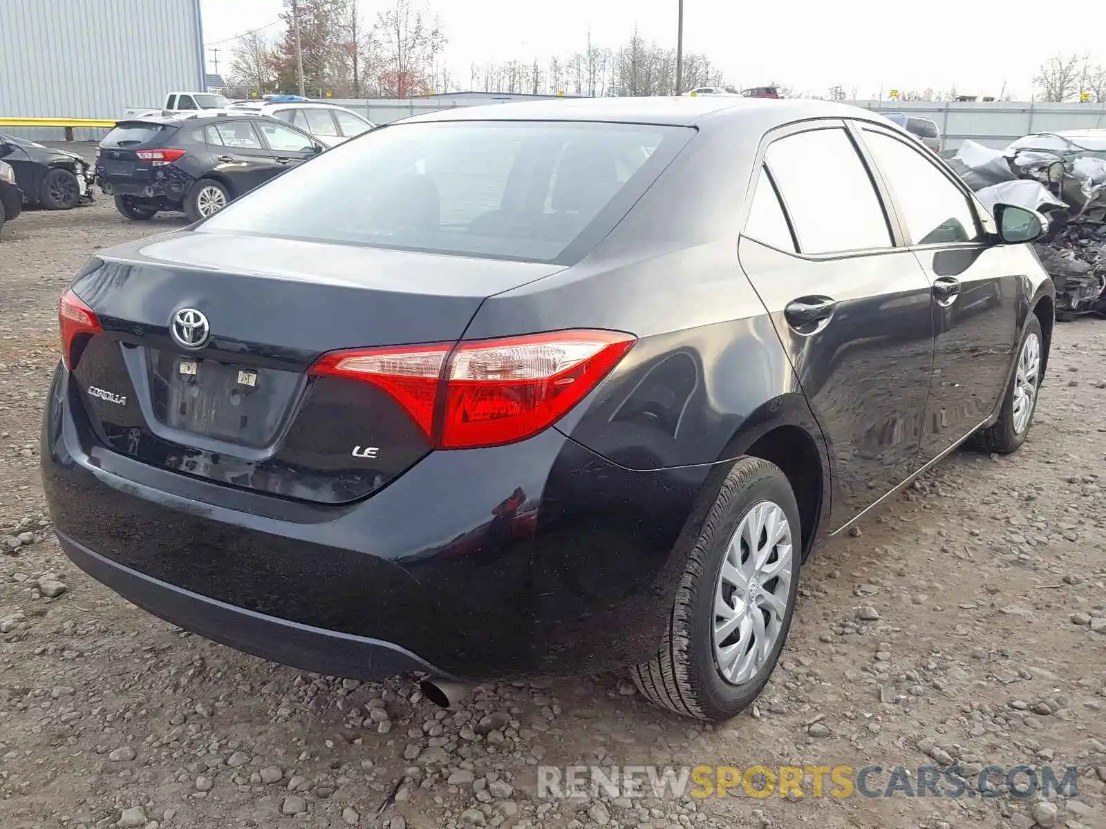 4 Photograph of a damaged car 5YFBURHE0KP885665 TOYOTA COROLLA 2019