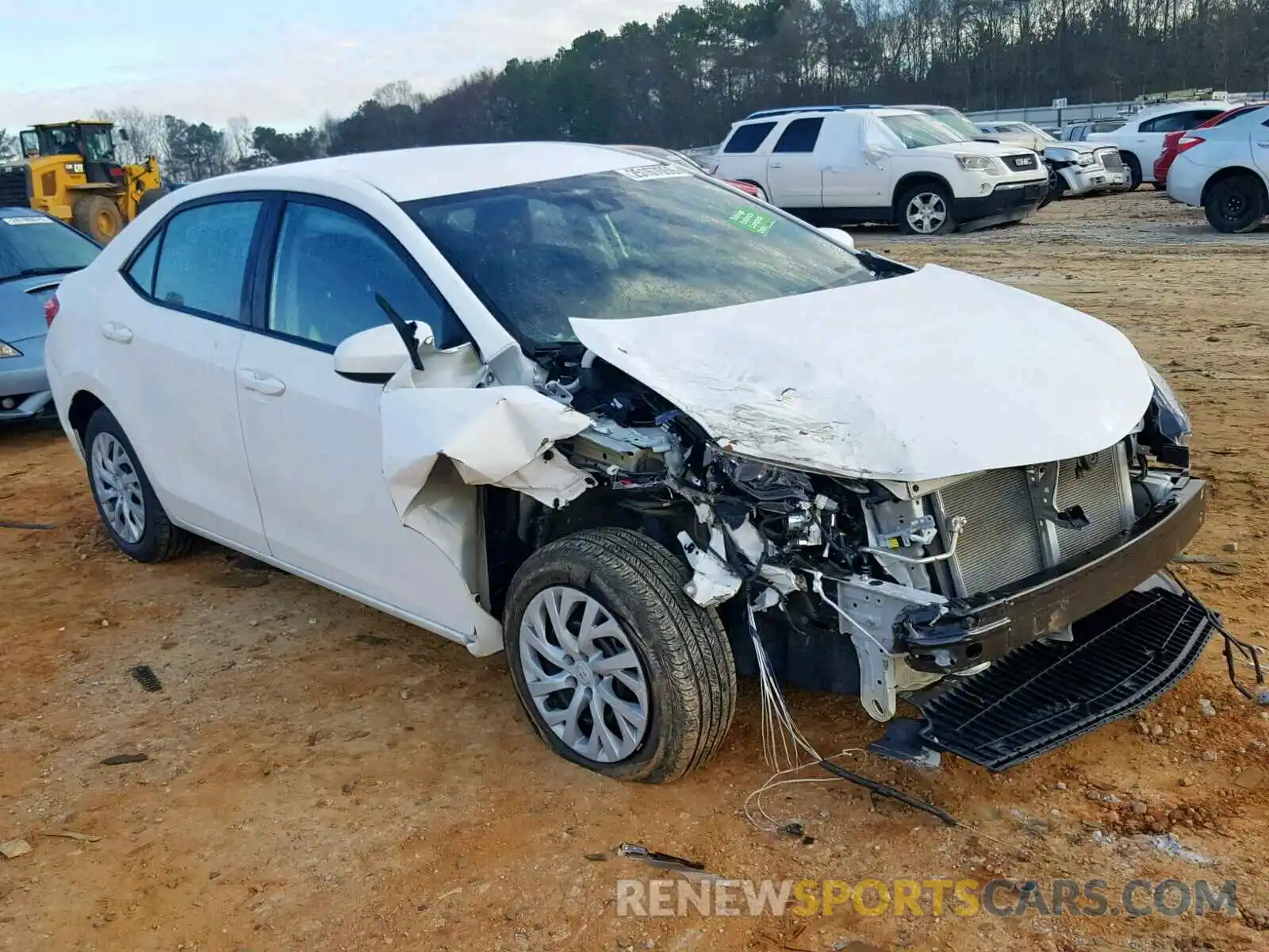 1 Photograph of a damaged car 5YFBURHE0KP885942 TOYOTA COROLLA 2019