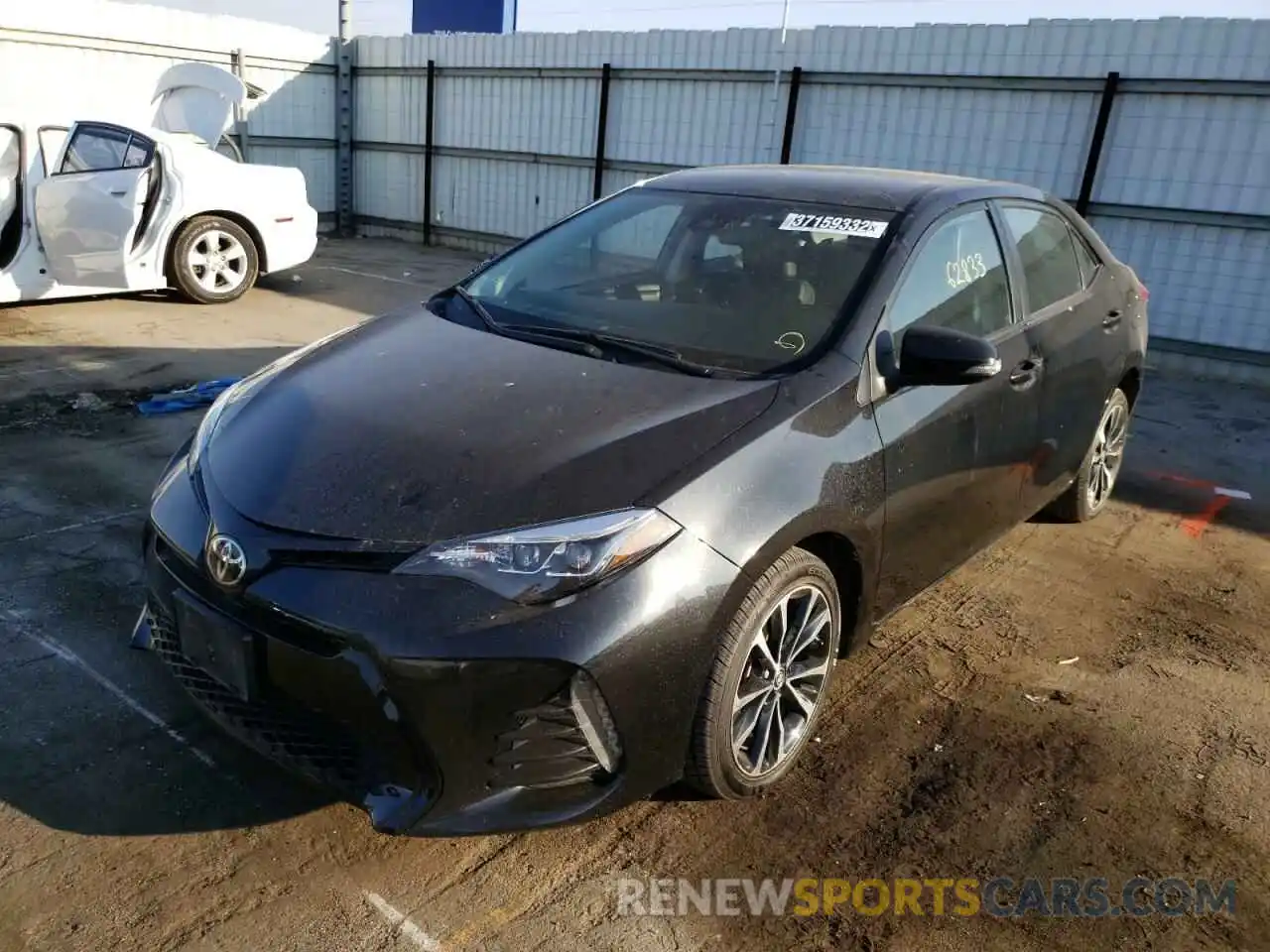 2 Photograph of a damaged car 5YFBURHE0KP885956 TOYOTA COROLLA 2019