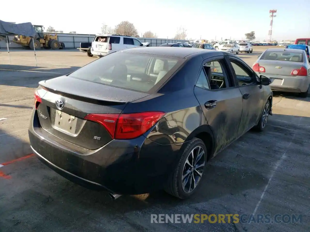 4 Photograph of a damaged car 5YFBURHE0KP885956 TOYOTA COROLLA 2019