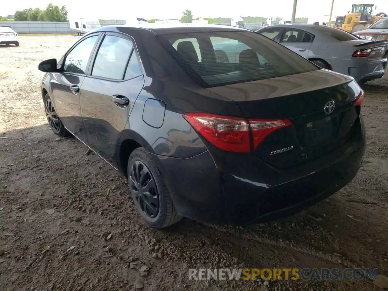 3 Photograph of a damaged car 5YFBURHE0KP886119 TOYOTA COROLLA 2019