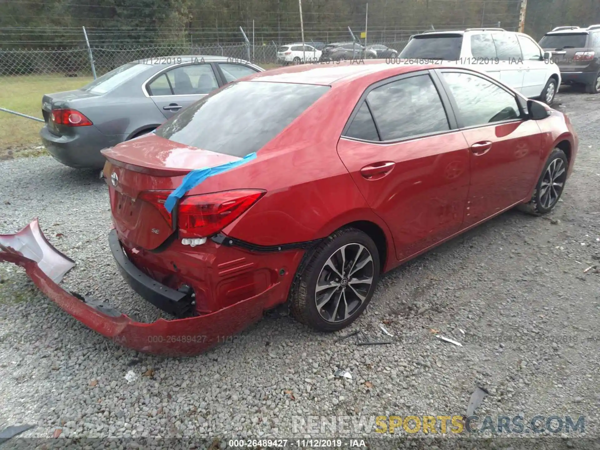 4 Photograph of a damaged car 5YFBURHE0KP886122 TOYOTA COROLLA 2019