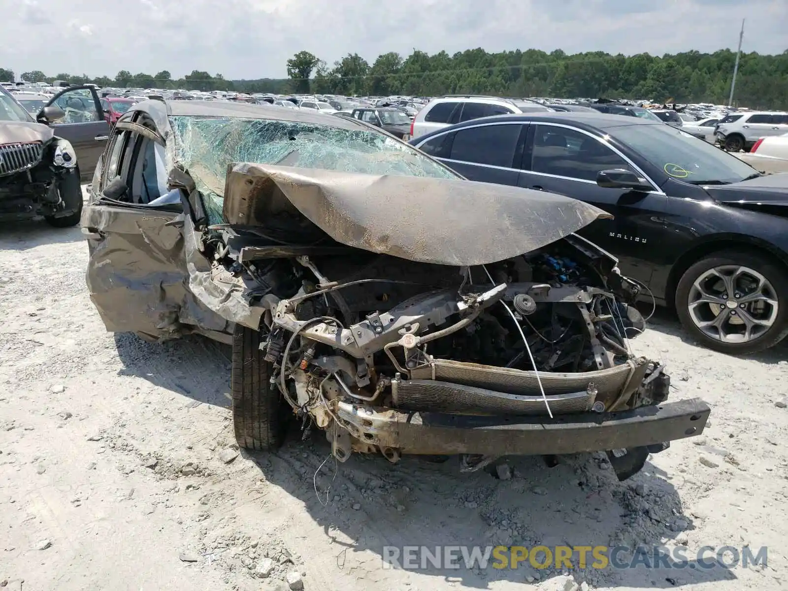 1 Photograph of a damaged car 5YFBURHE0KP886184 TOYOTA COROLLA 2019