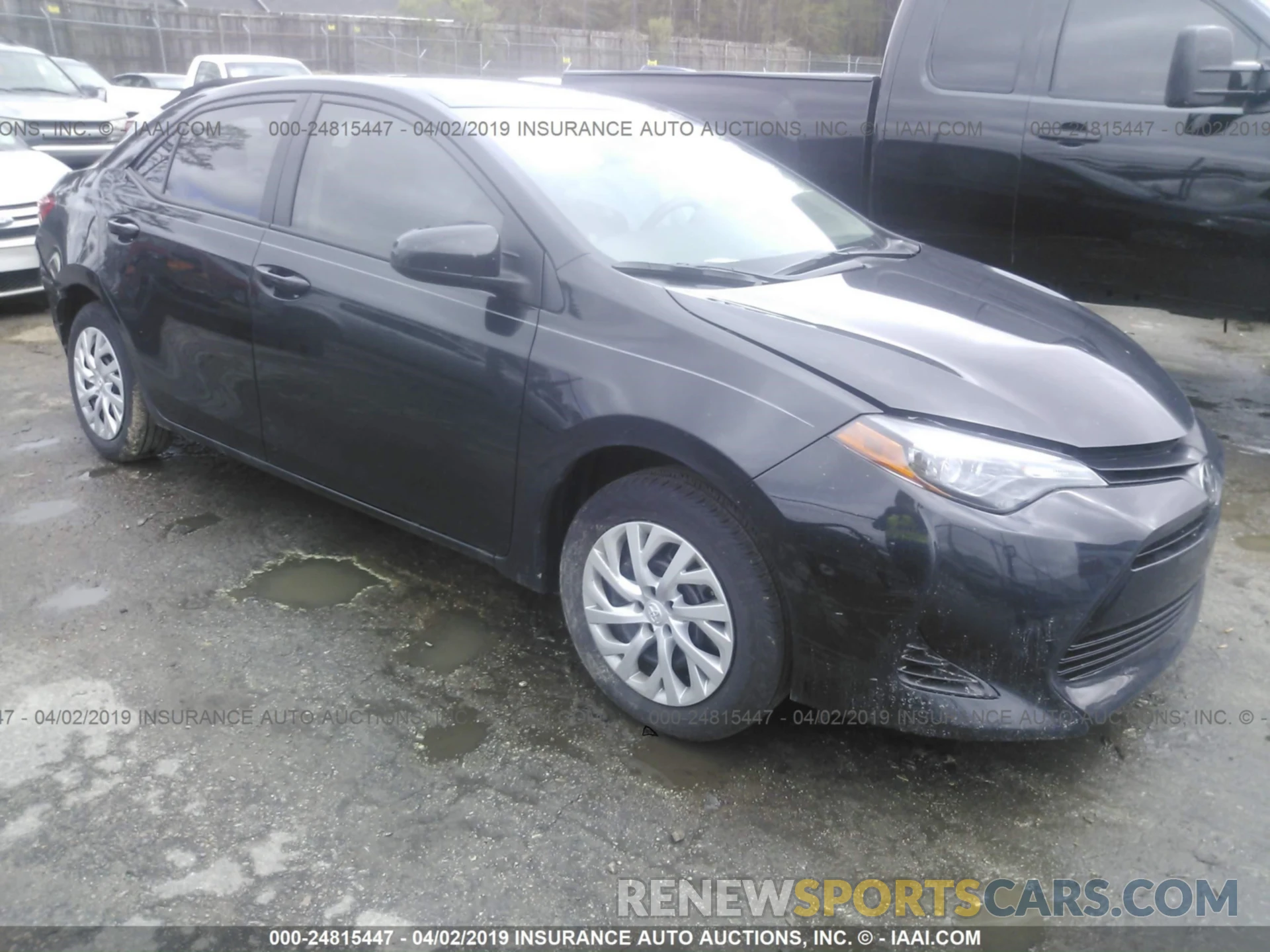 1 Photograph of a damaged car 5YFBURHE0KP886587 TOYOTA COROLLA 2019