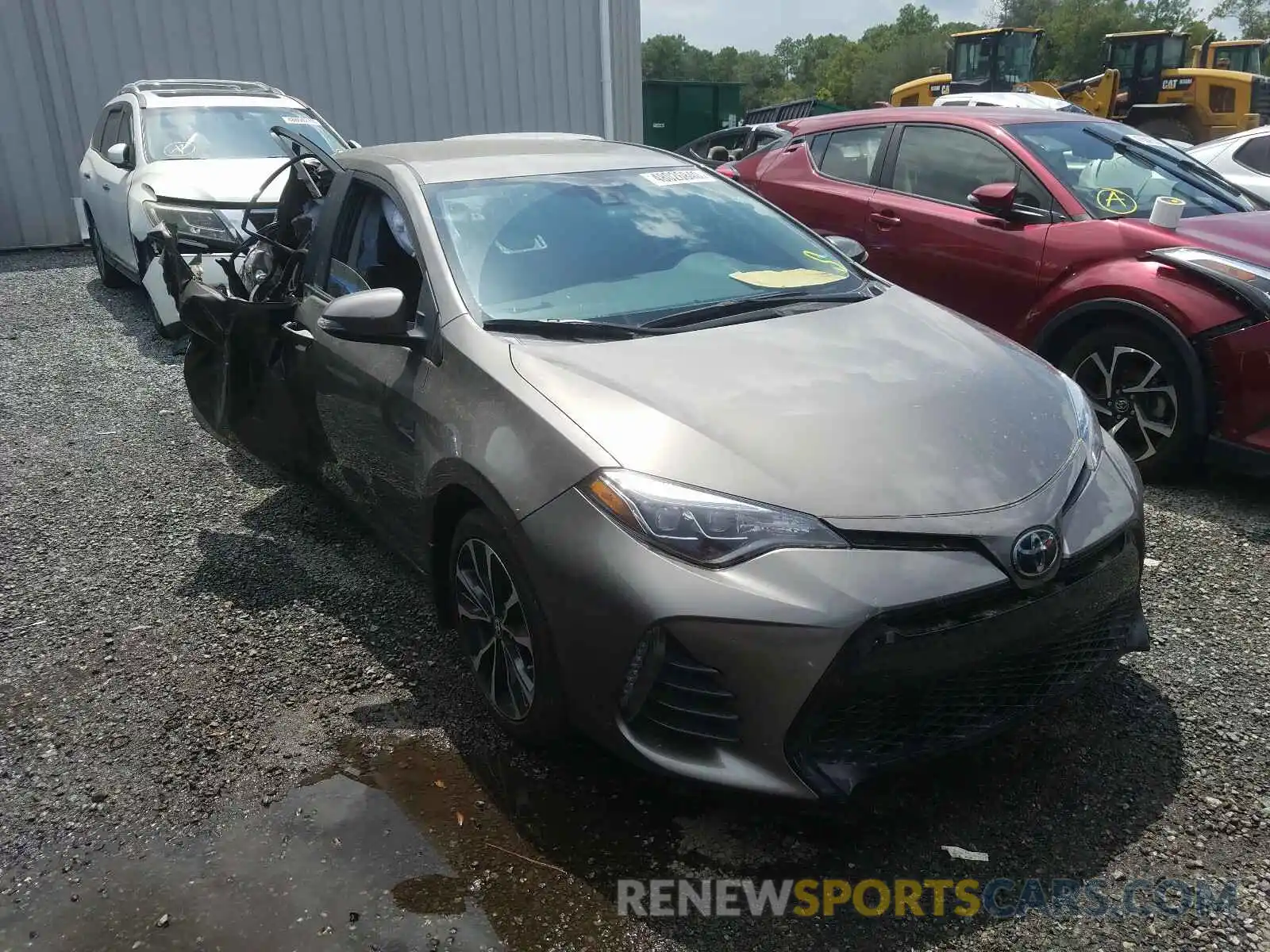 1 Photograph of a damaged car 5YFBURHE0KP886718 TOYOTA COROLLA 2019