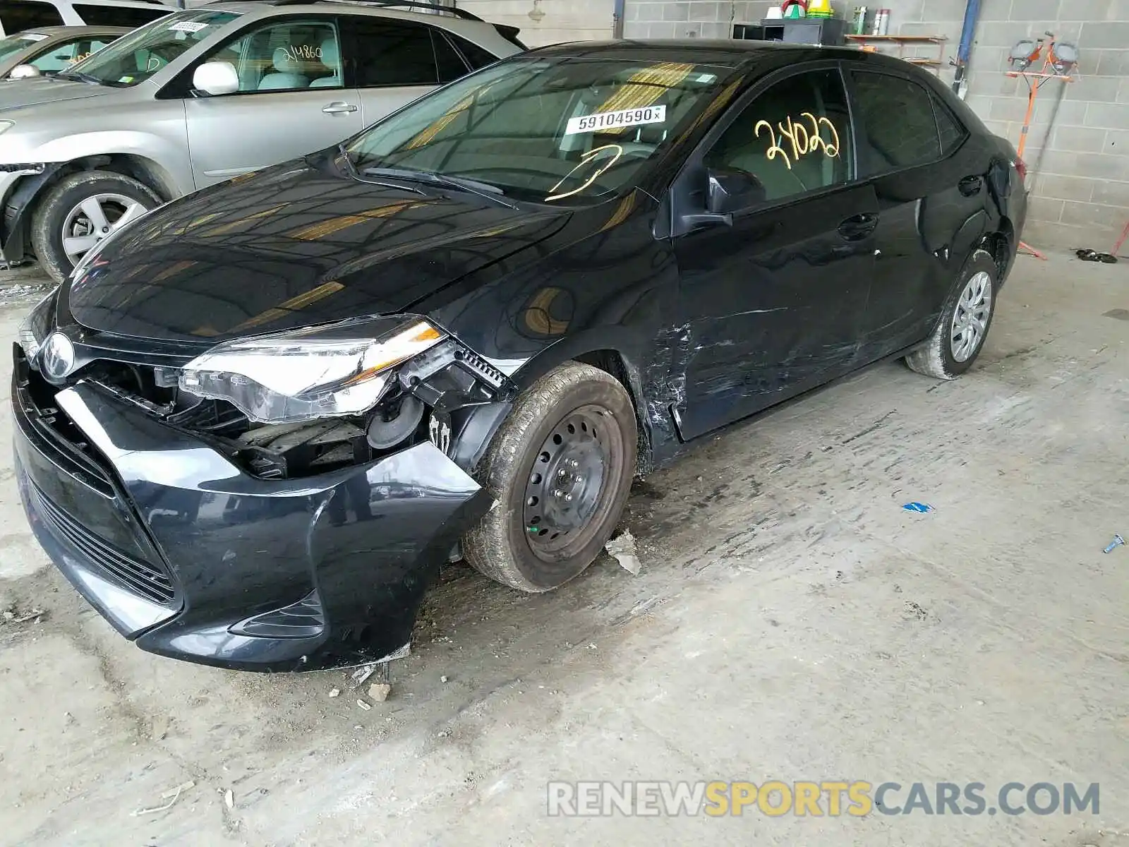 9 Photograph of a damaged car 5YFBURHE0KP886735 TOYOTA COROLLA 2019