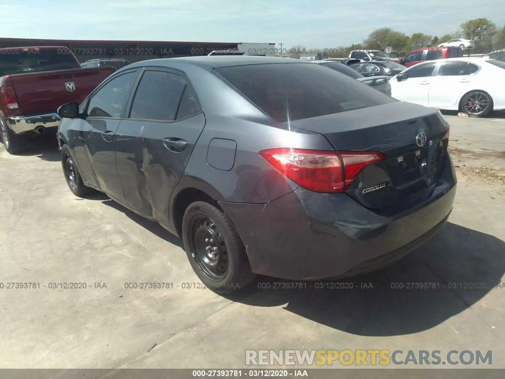 3 Photograph of a damaged car 5YFBURHE0KP887030 TOYOTA COROLLA 2019