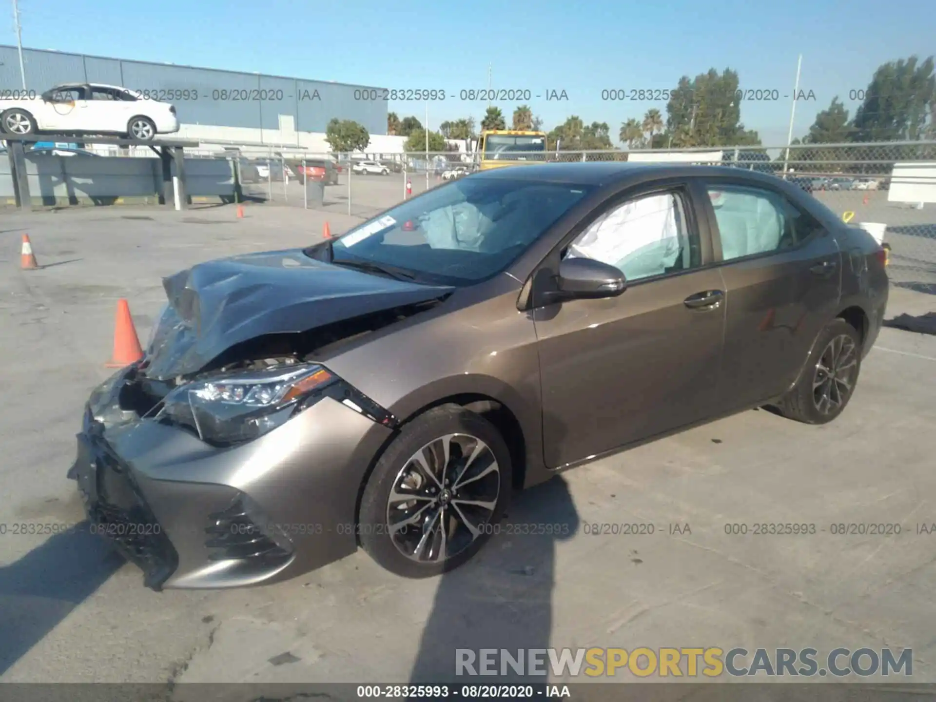 2 Photograph of a damaged car 5YFBURHE0KP887397 TOYOTA COROLLA 2019