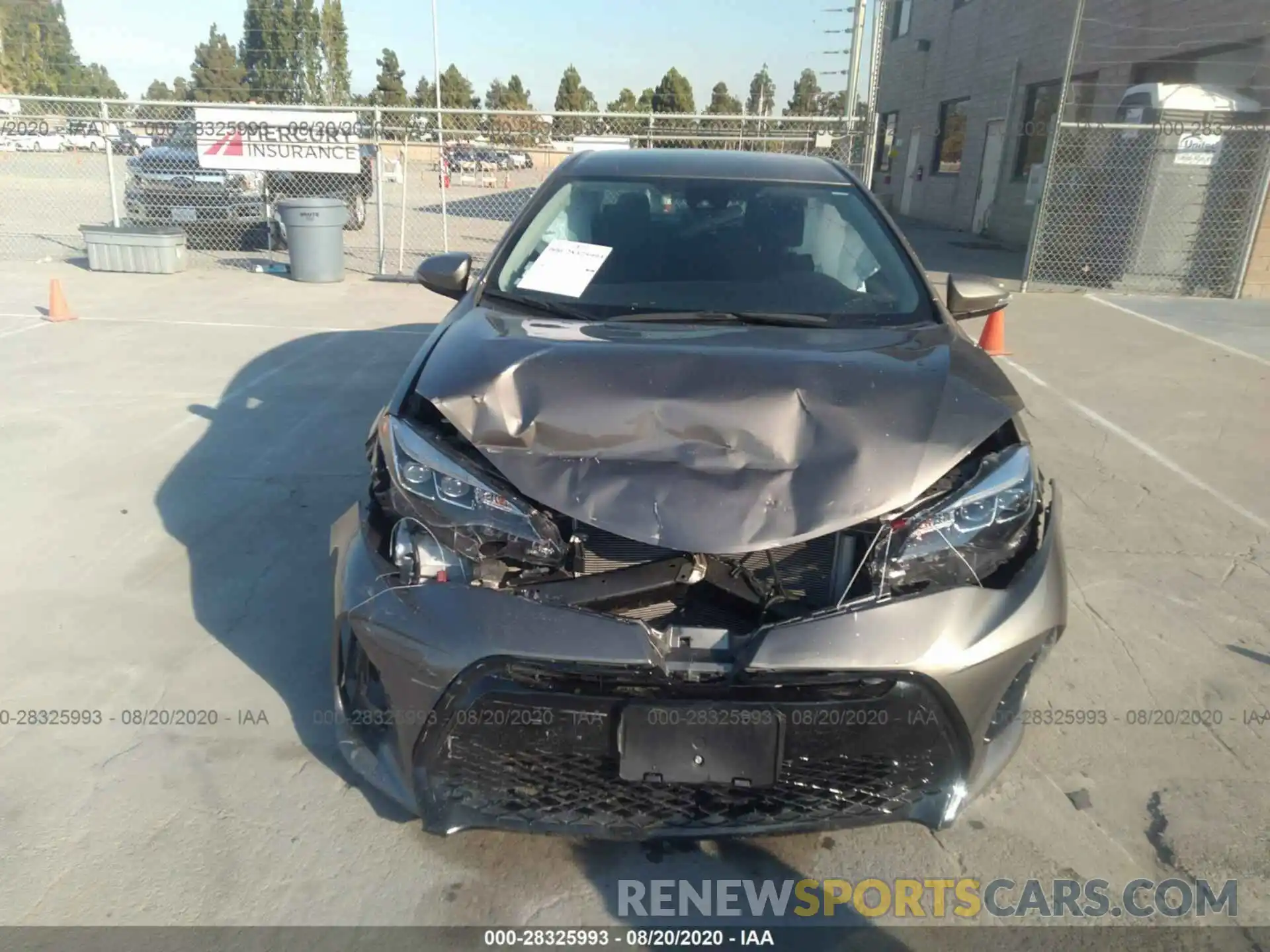 6 Photograph of a damaged car 5YFBURHE0KP887397 TOYOTA COROLLA 2019