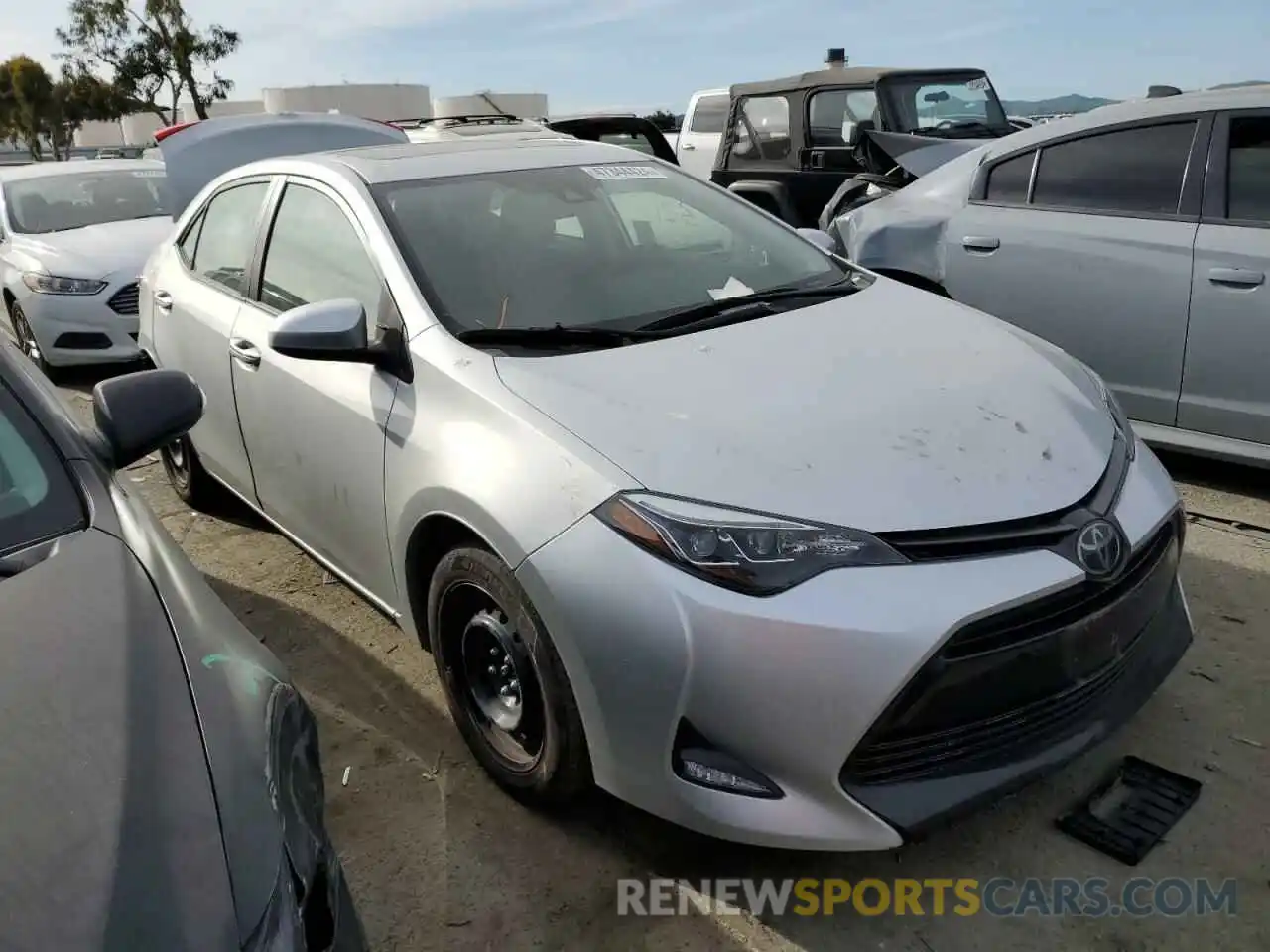 4 Photograph of a damaged car 5YFBURHE0KP888016 TOYOTA COROLLA 2019