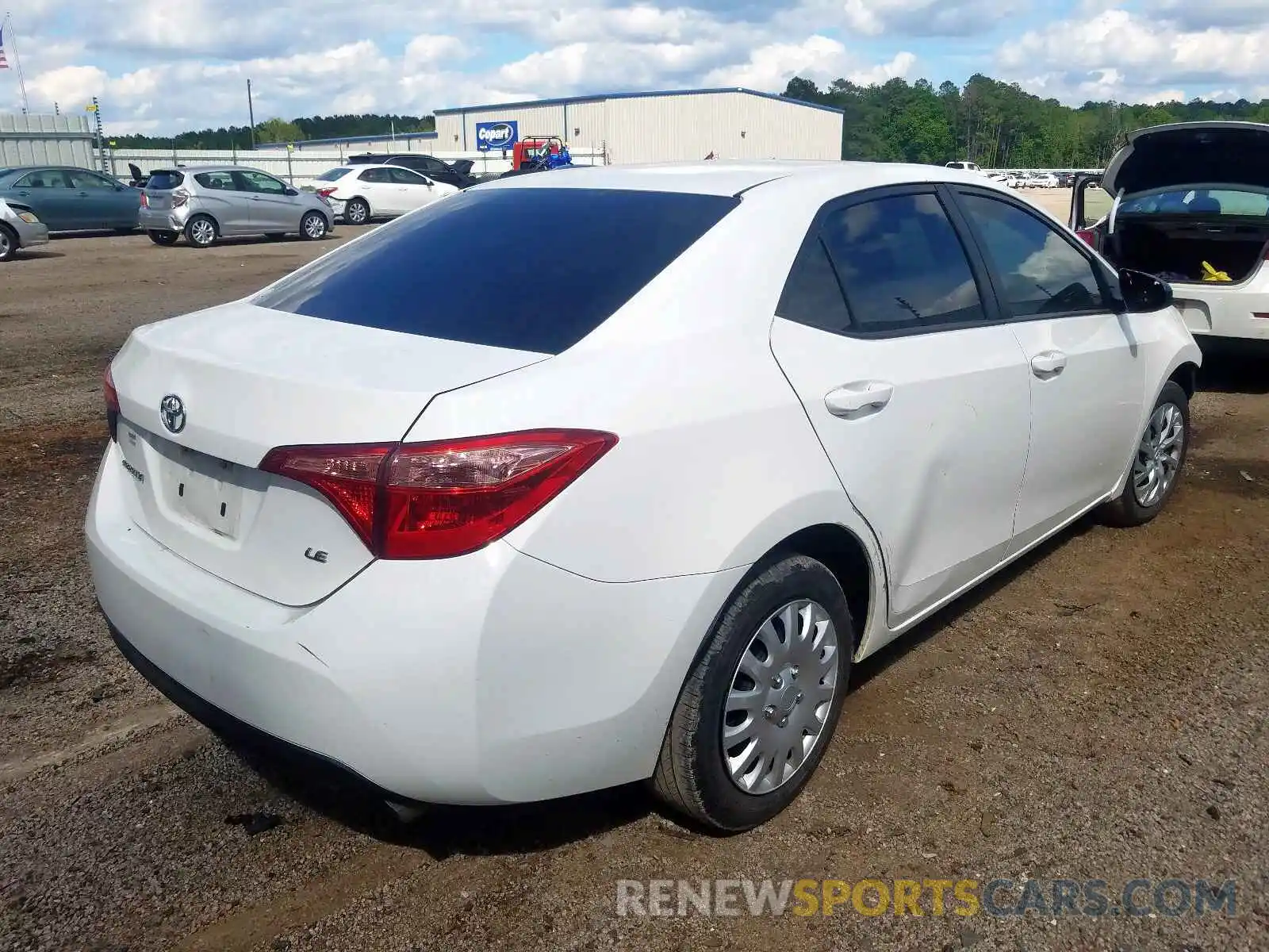 4 Photograph of a damaged car 5YFBURHE0KP888033 TOYOTA COROLLA 2019