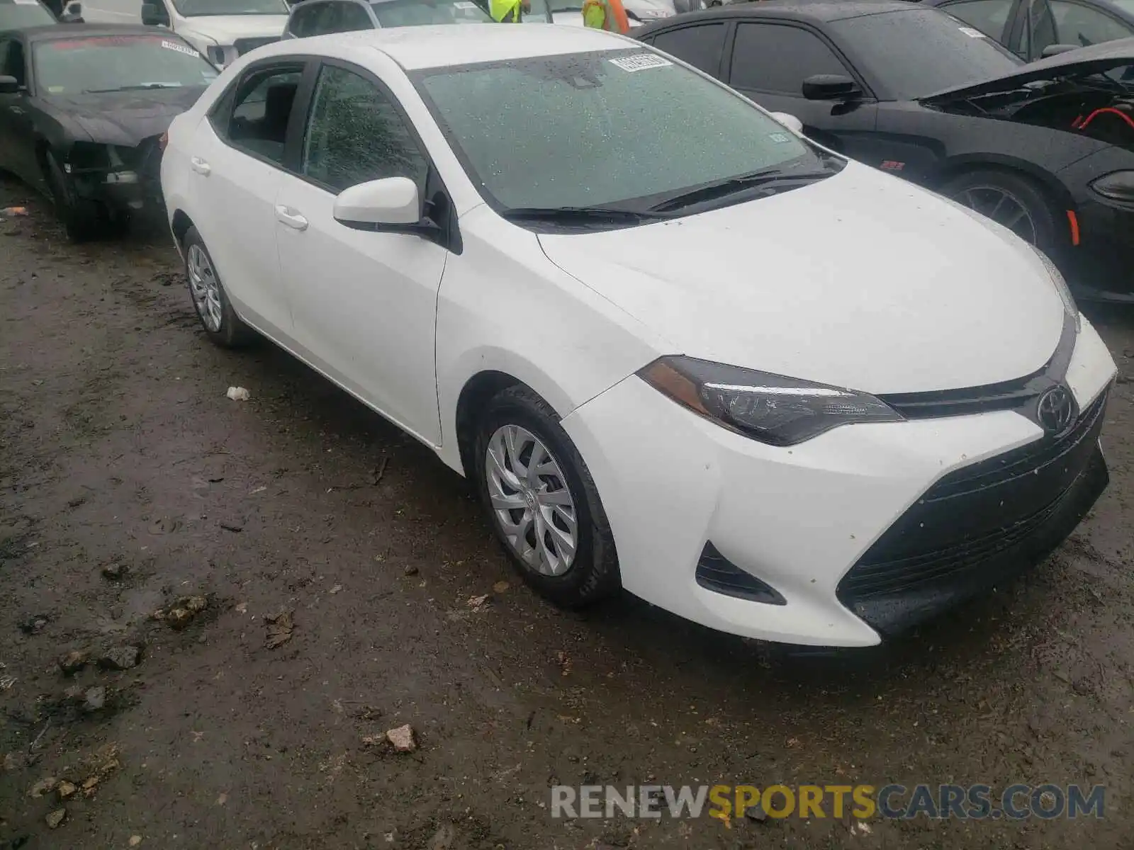 1 Photograph of a damaged car 5YFBURHE0KP888310 TOYOTA COROLLA 2019