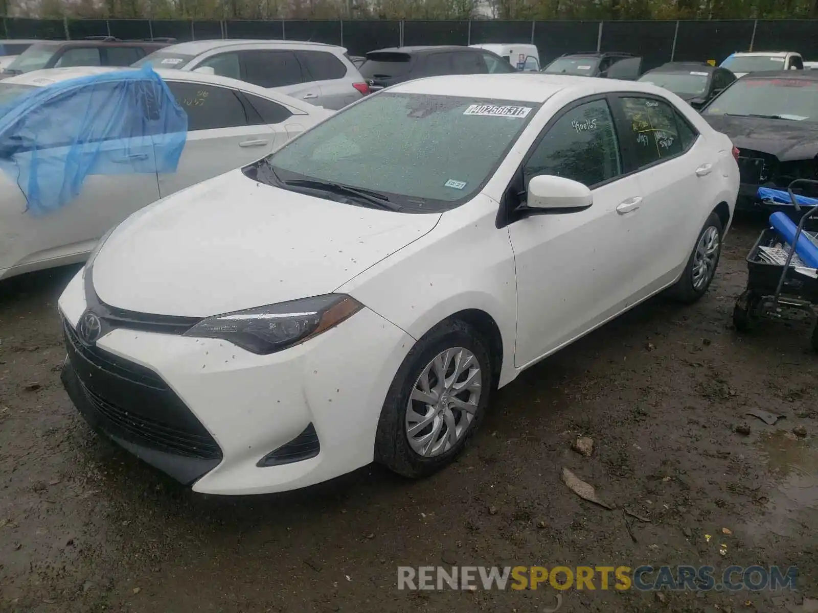 2 Photograph of a damaged car 5YFBURHE0KP888310 TOYOTA COROLLA 2019