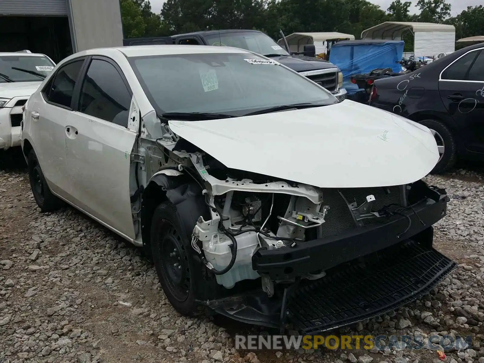 1 Photograph of a damaged car 5YFBURHE0KP888629 TOYOTA COROLLA 2019