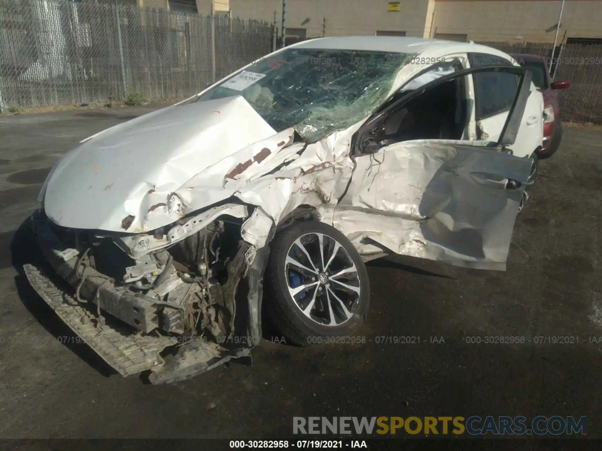 2 Photograph of a damaged car 5YFBURHE0KP889859 TOYOTA COROLLA 2019