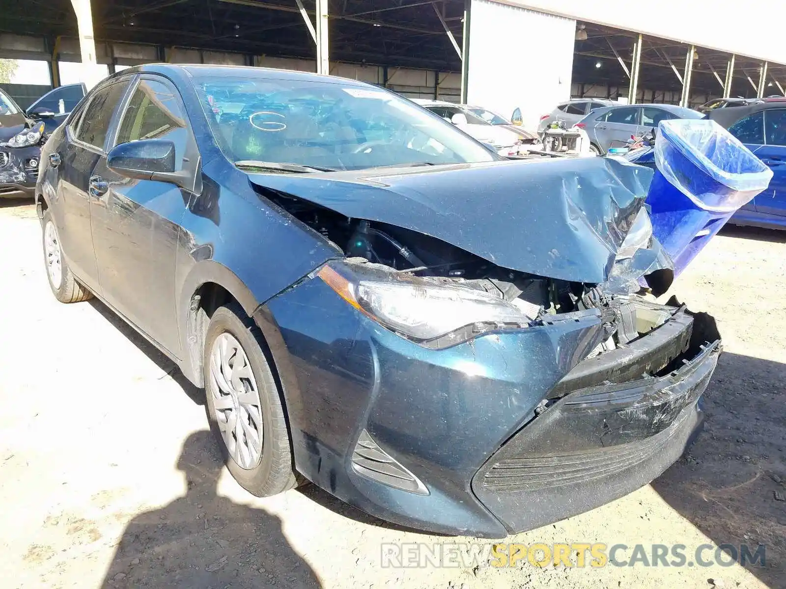 1 Photograph of a damaged car 5YFBURHE0KP890011 TOYOTA COROLLA 2019