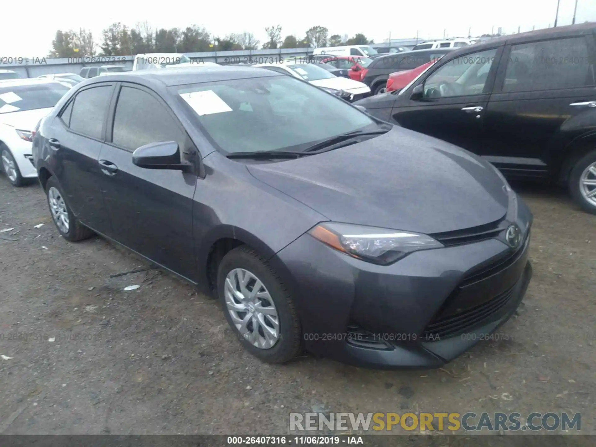 1 Photograph of a damaged car 5YFBURHE0KP890252 TOYOTA COROLLA 2019