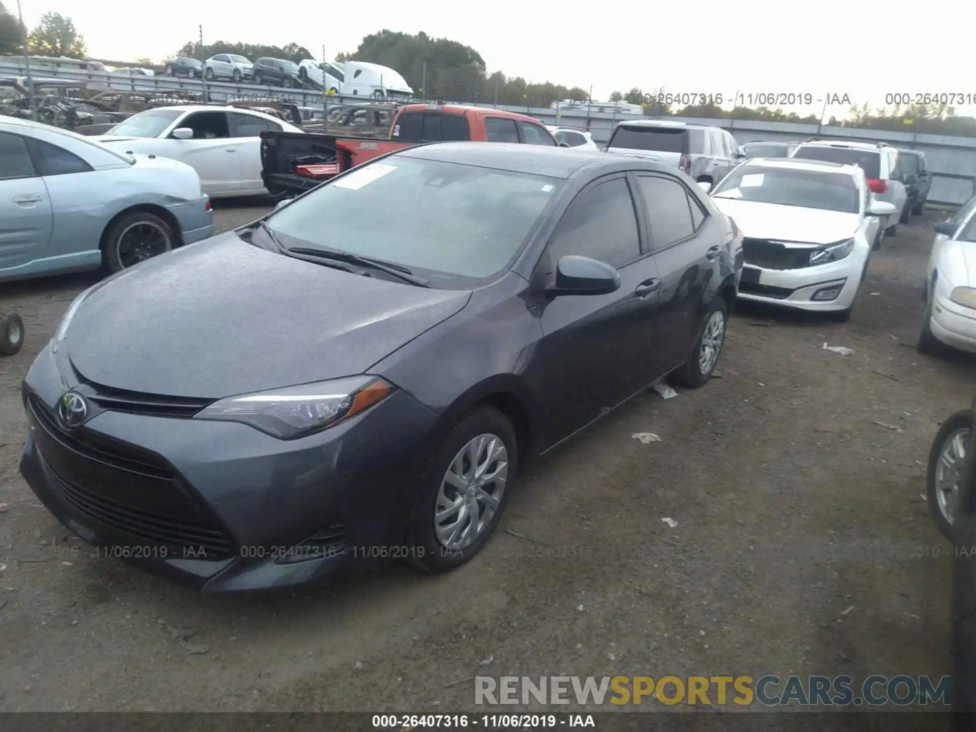 2 Photograph of a damaged car 5YFBURHE0KP890252 TOYOTA COROLLA 2019