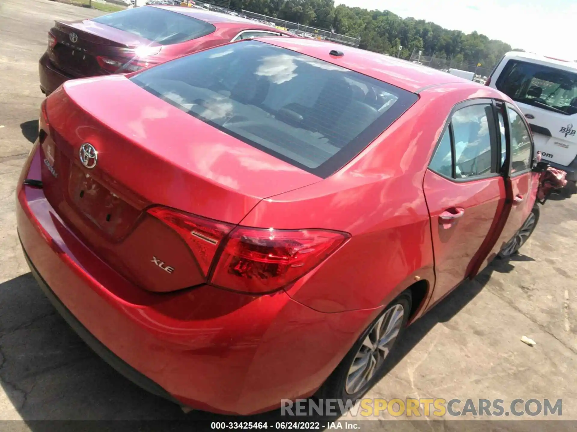 4 Photograph of a damaged car 5YFBURHE0KP890431 TOYOTA COROLLA 2019