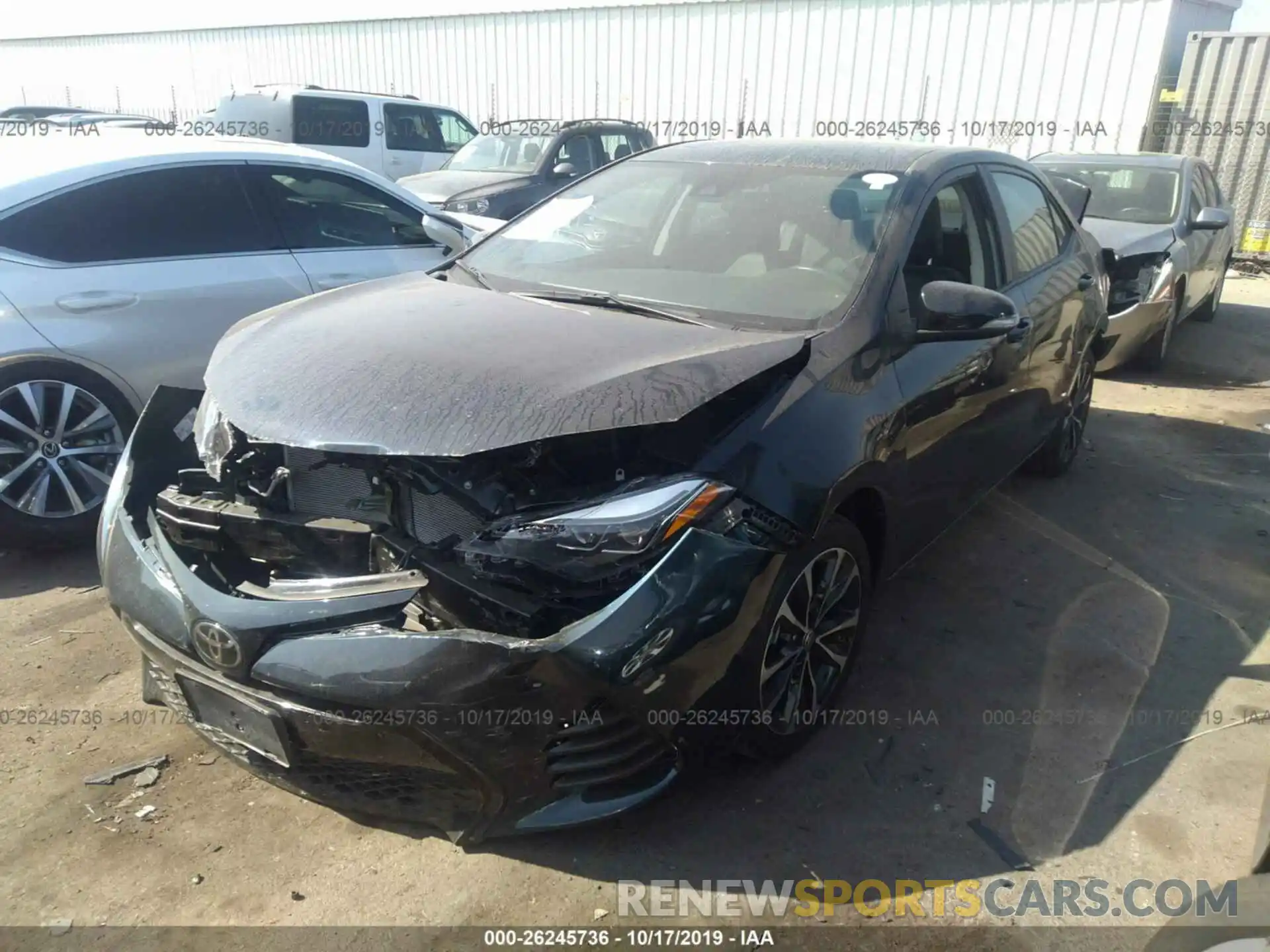 2 Photograph of a damaged car 5YFBURHE0KP890459 TOYOTA COROLLA 2019