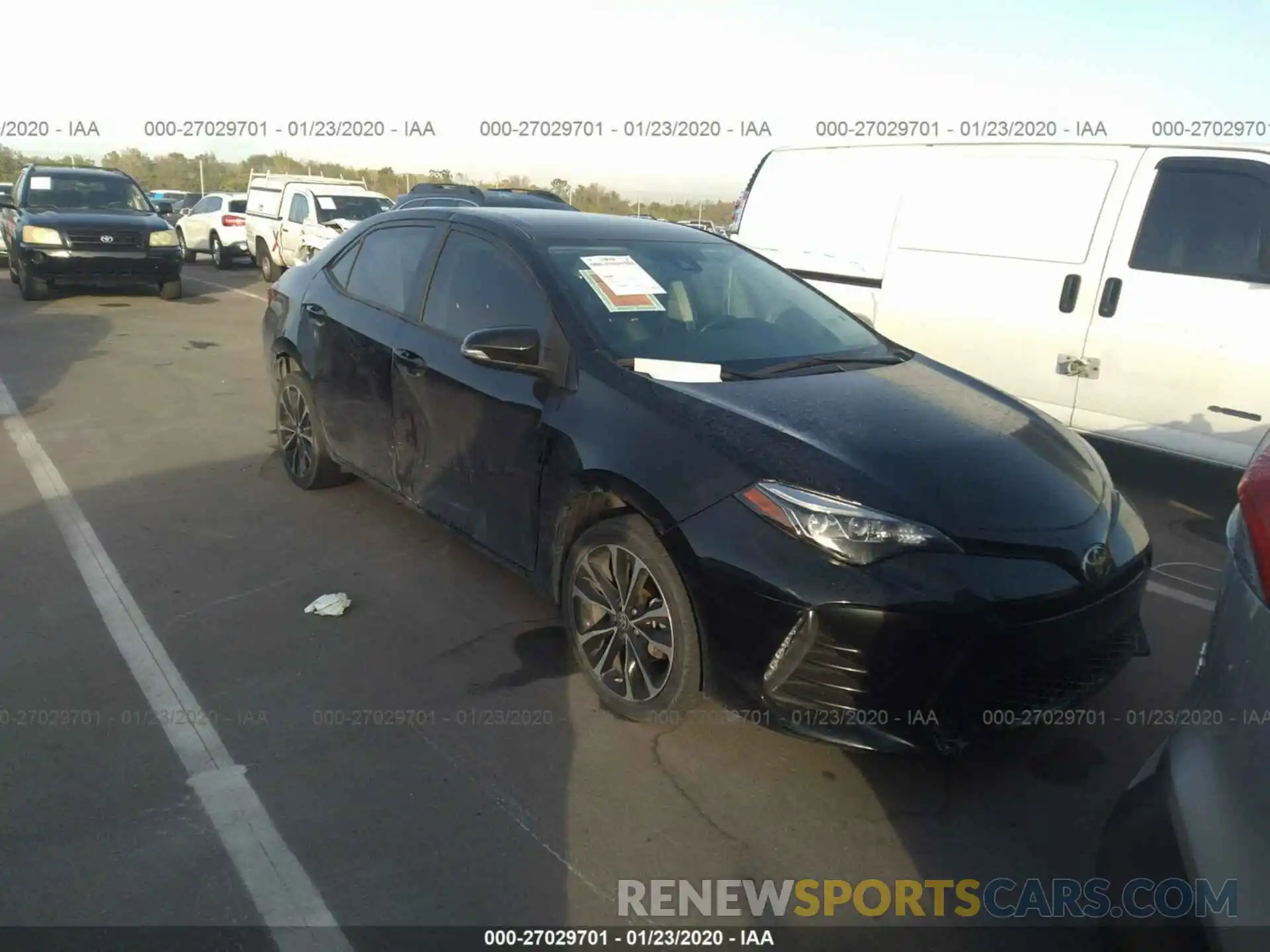 1 Photograph of a damaged car 5YFBURHE0KP890591 TOYOTA COROLLA 2019