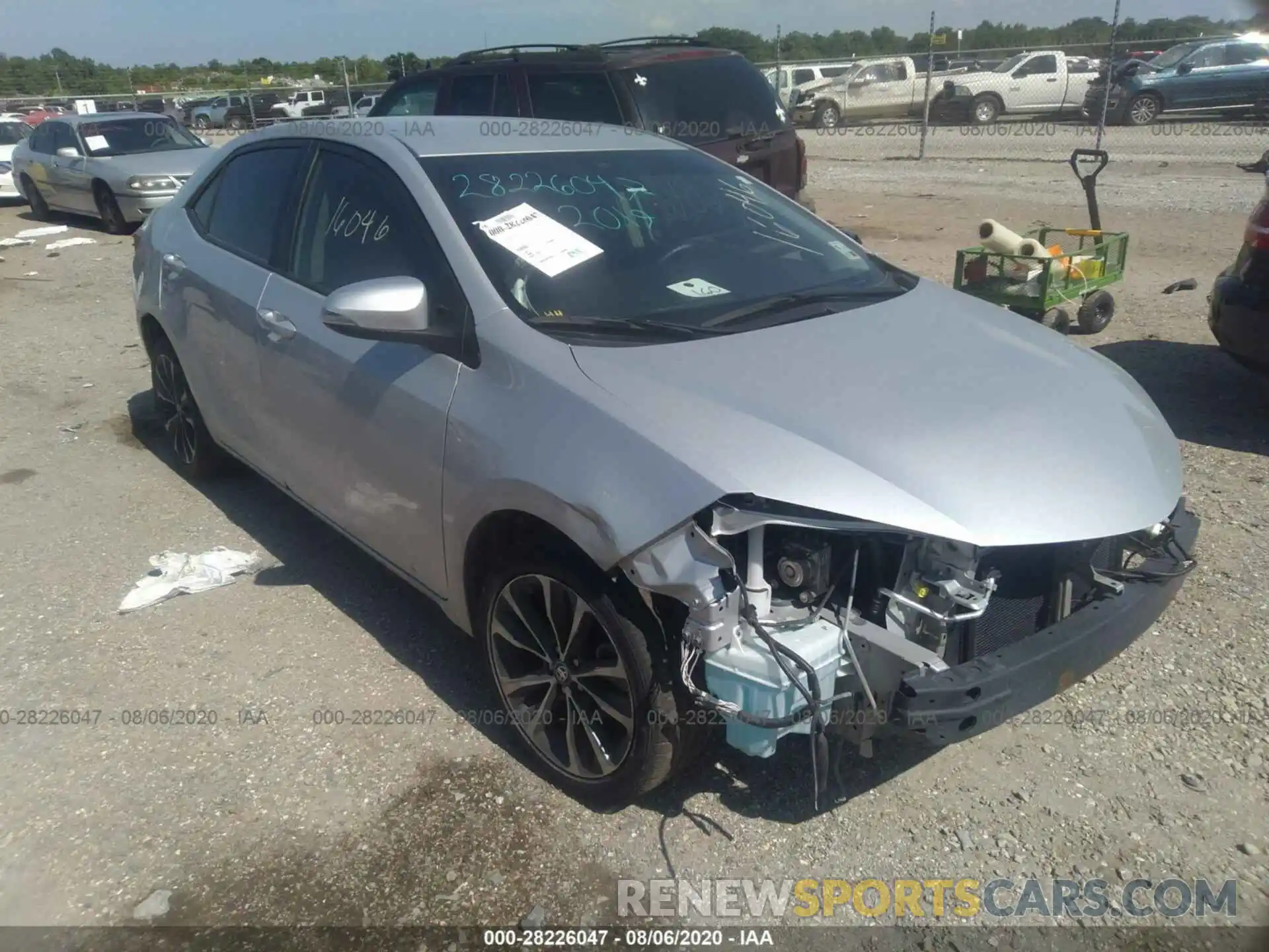 1 Photograph of a damaged car 5YFBURHE0KP890932 TOYOTA COROLLA 2019