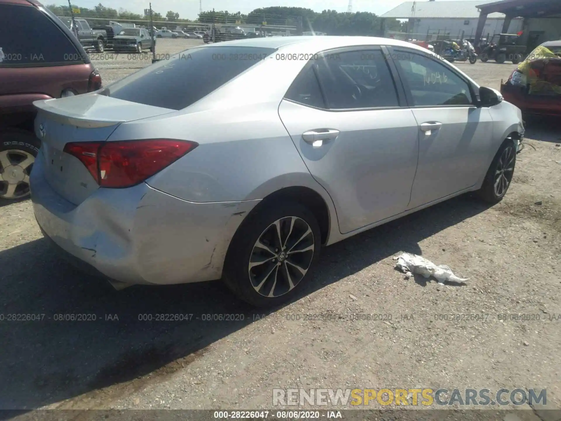 4 Photograph of a damaged car 5YFBURHE0KP890932 TOYOTA COROLLA 2019