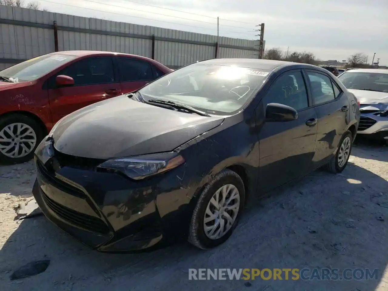 2 Photograph of a damaged car 5YFBURHE0KP891191 TOYOTA COROLLA 2019