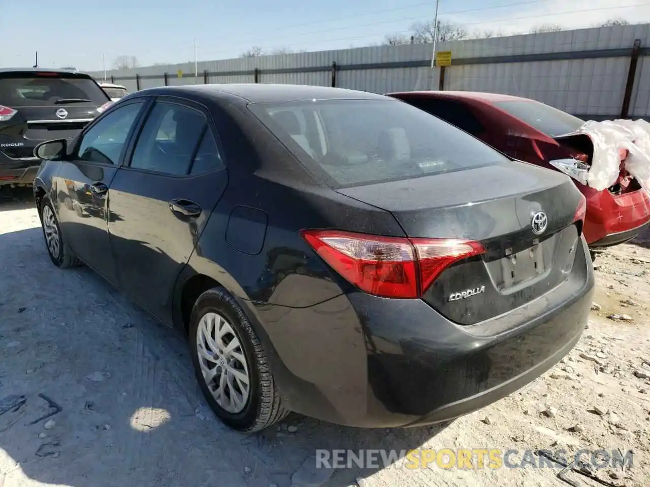 3 Photograph of a damaged car 5YFBURHE0KP891191 TOYOTA COROLLA 2019