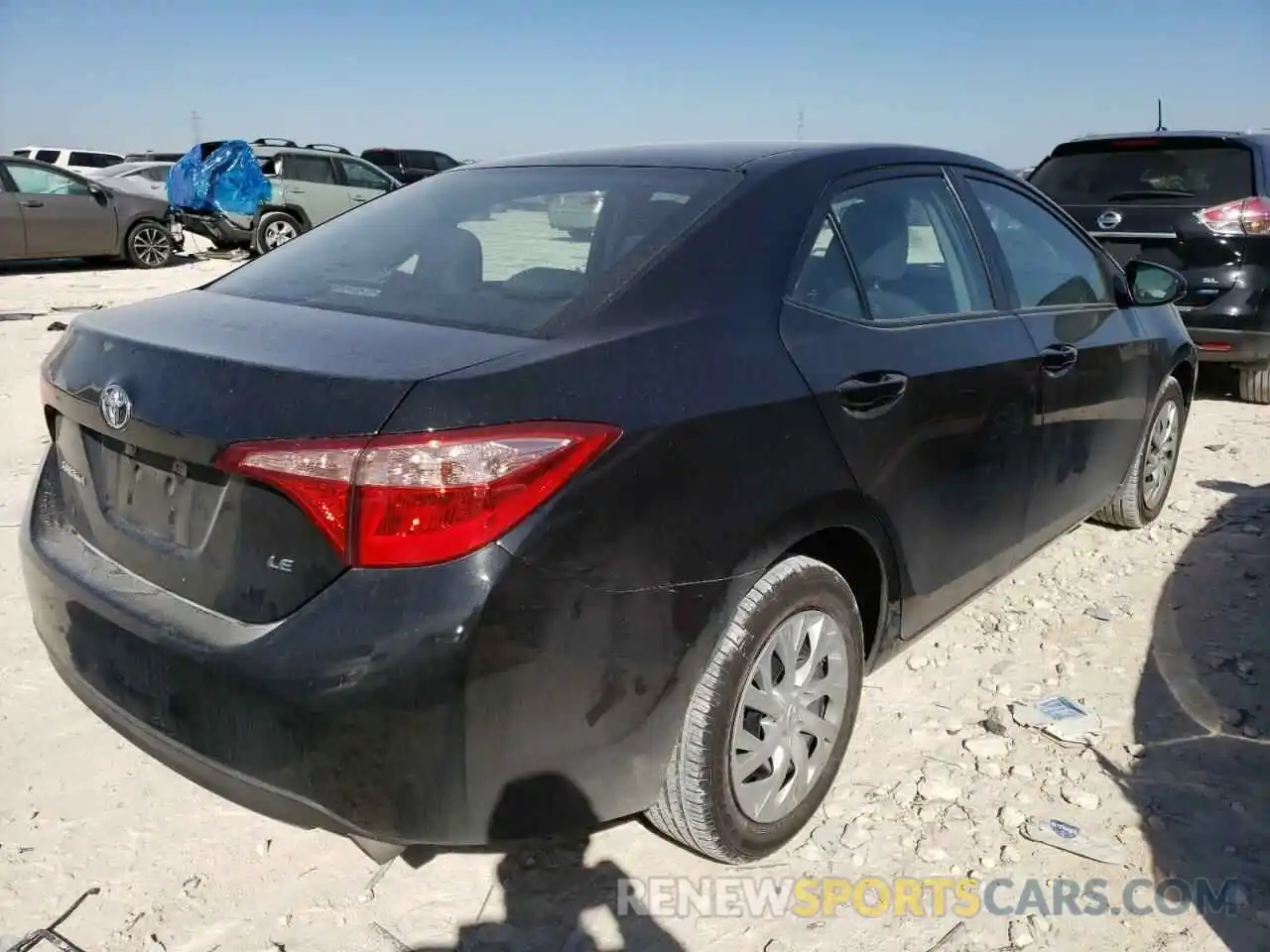 4 Photograph of a damaged car 5YFBURHE0KP891191 TOYOTA COROLLA 2019