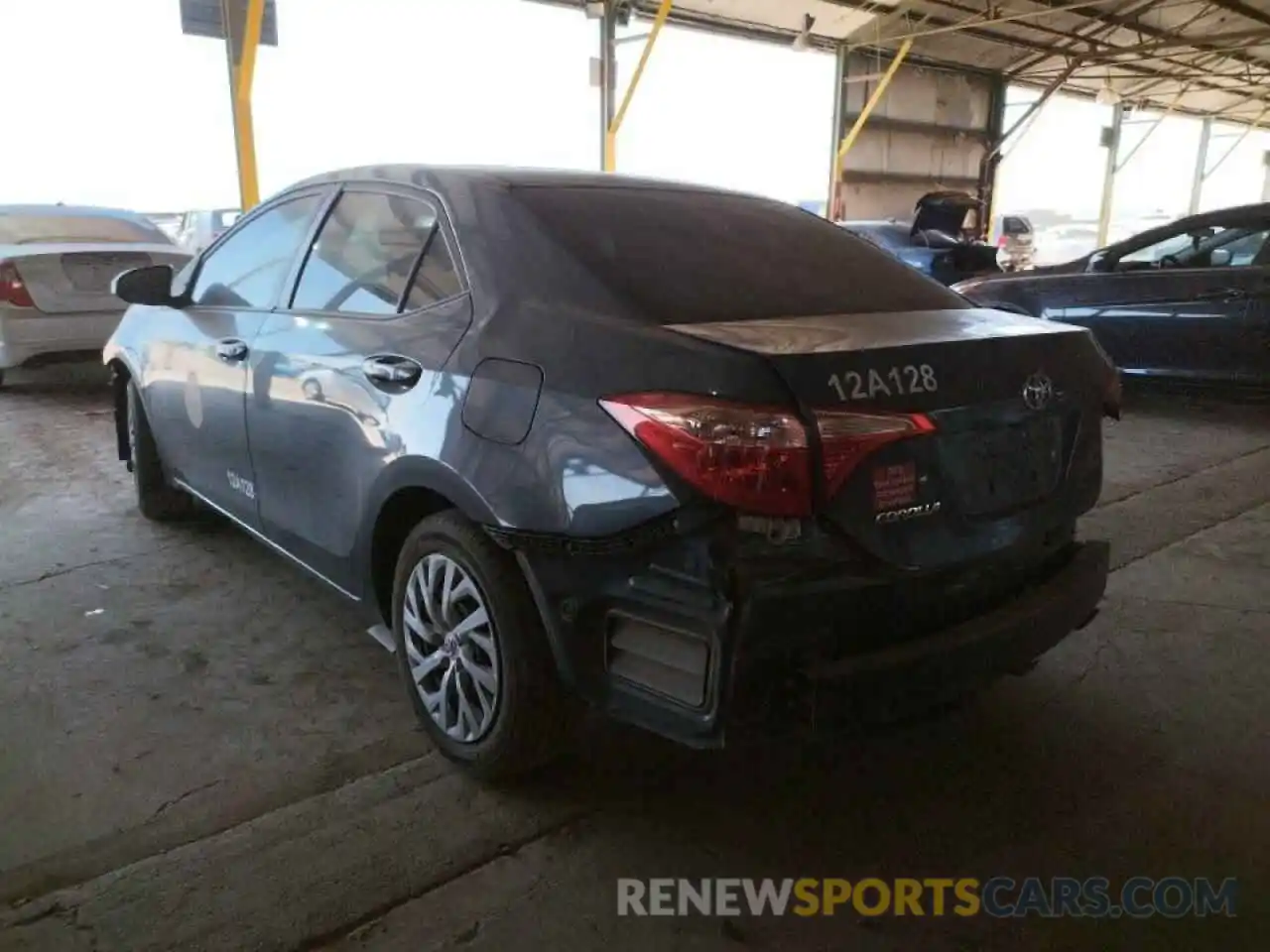 3 Photograph of a damaged car 5YFBURHE0KP892146 TOYOTA COROLLA 2019