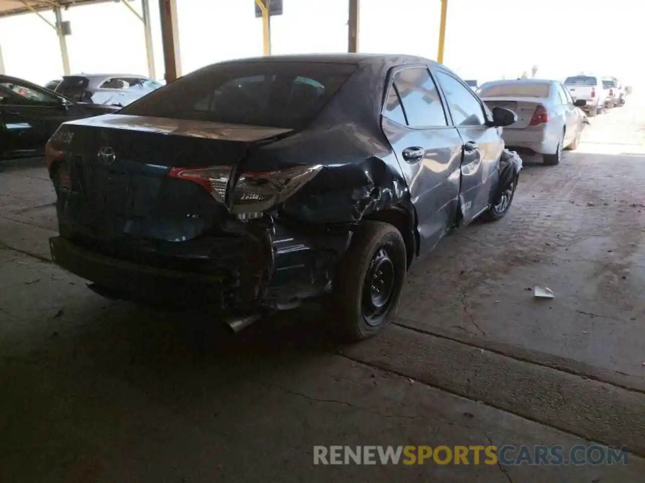 4 Photograph of a damaged car 5YFBURHE0KP892146 TOYOTA COROLLA 2019