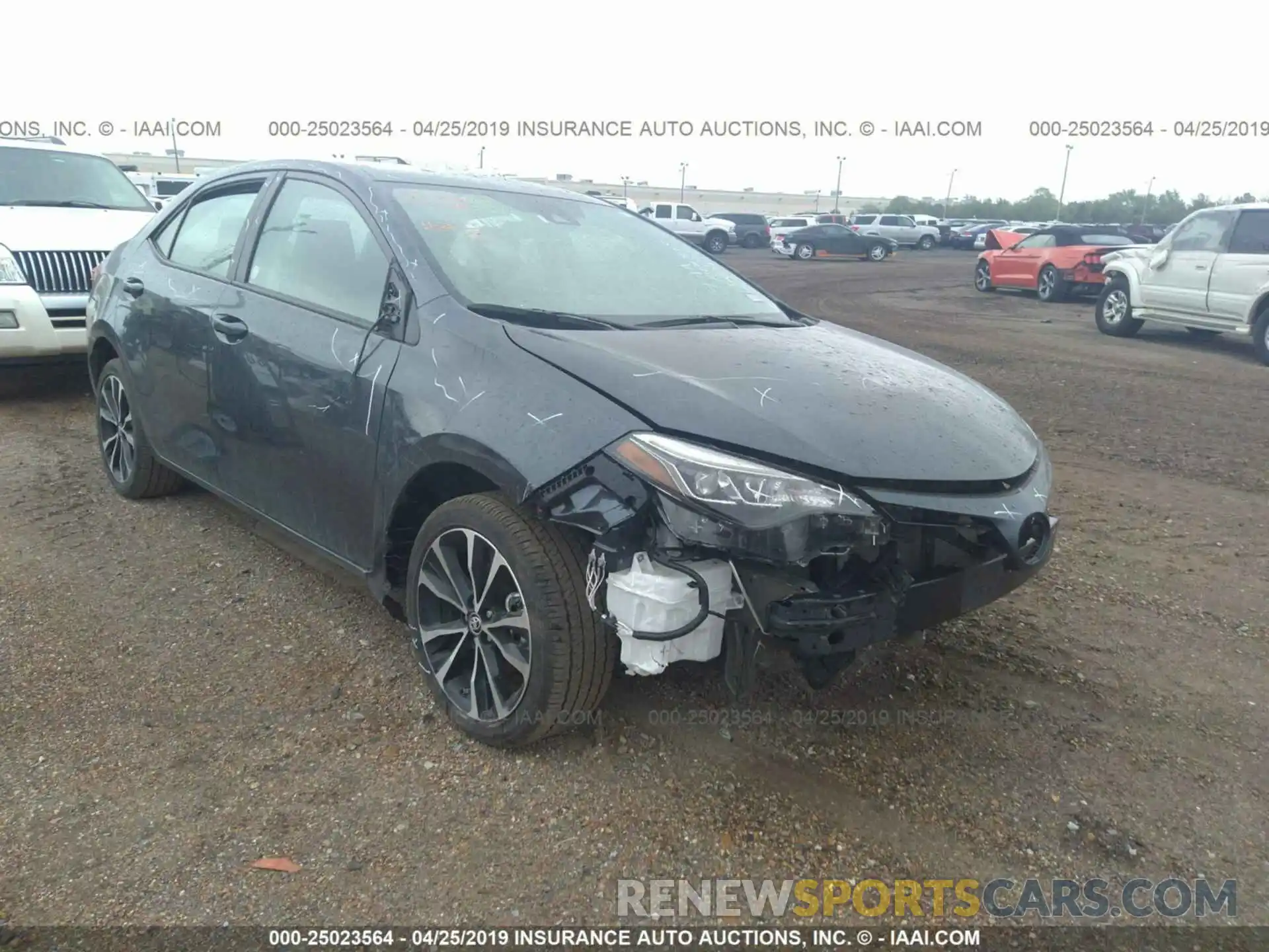 1 Photograph of a damaged car 5YFBURHE0KP892177 TOYOTA COROLLA 2019