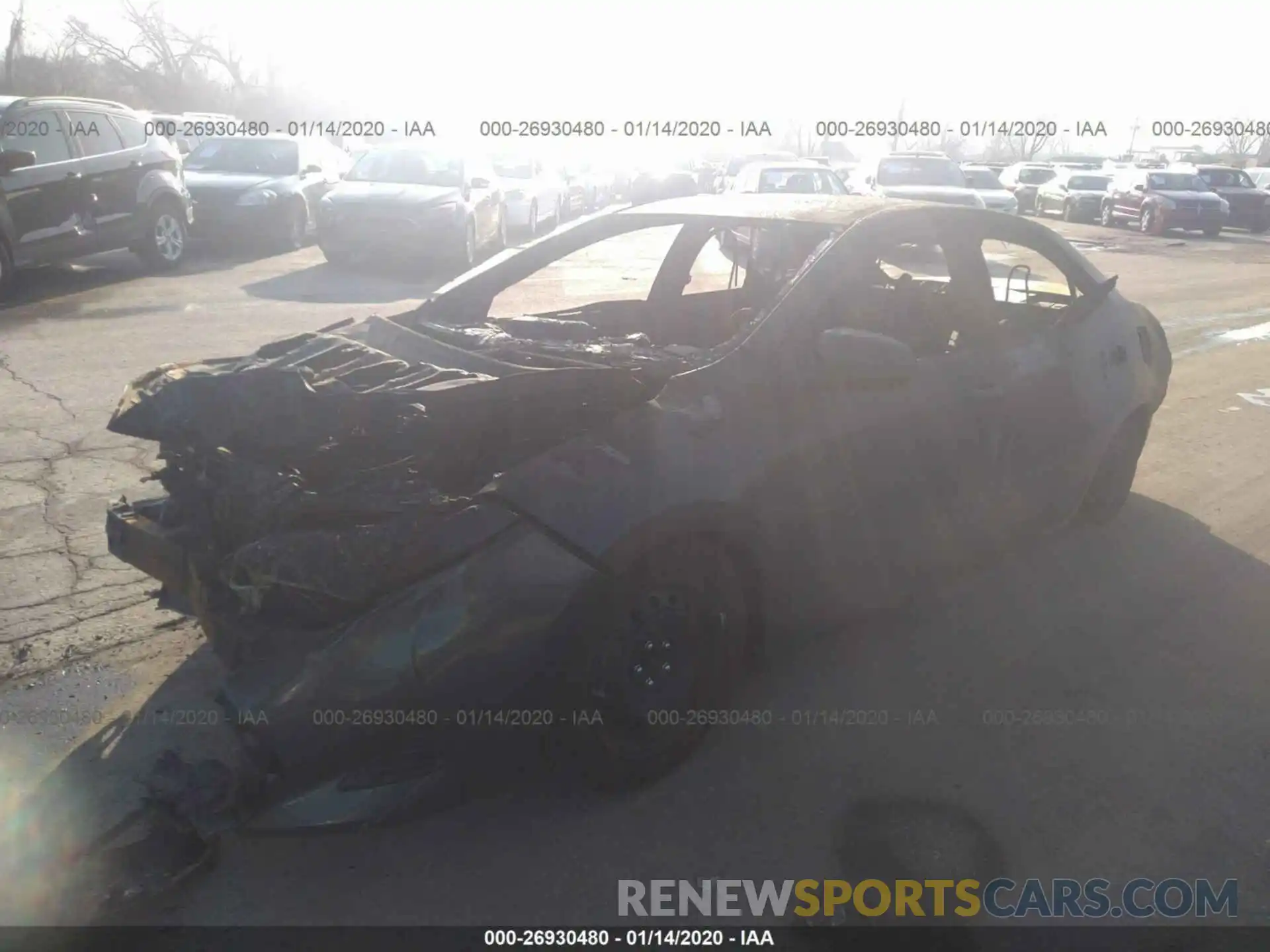 2 Photograph of a damaged car 5YFBURHE0KP892390 TOYOTA COROLLA 2019