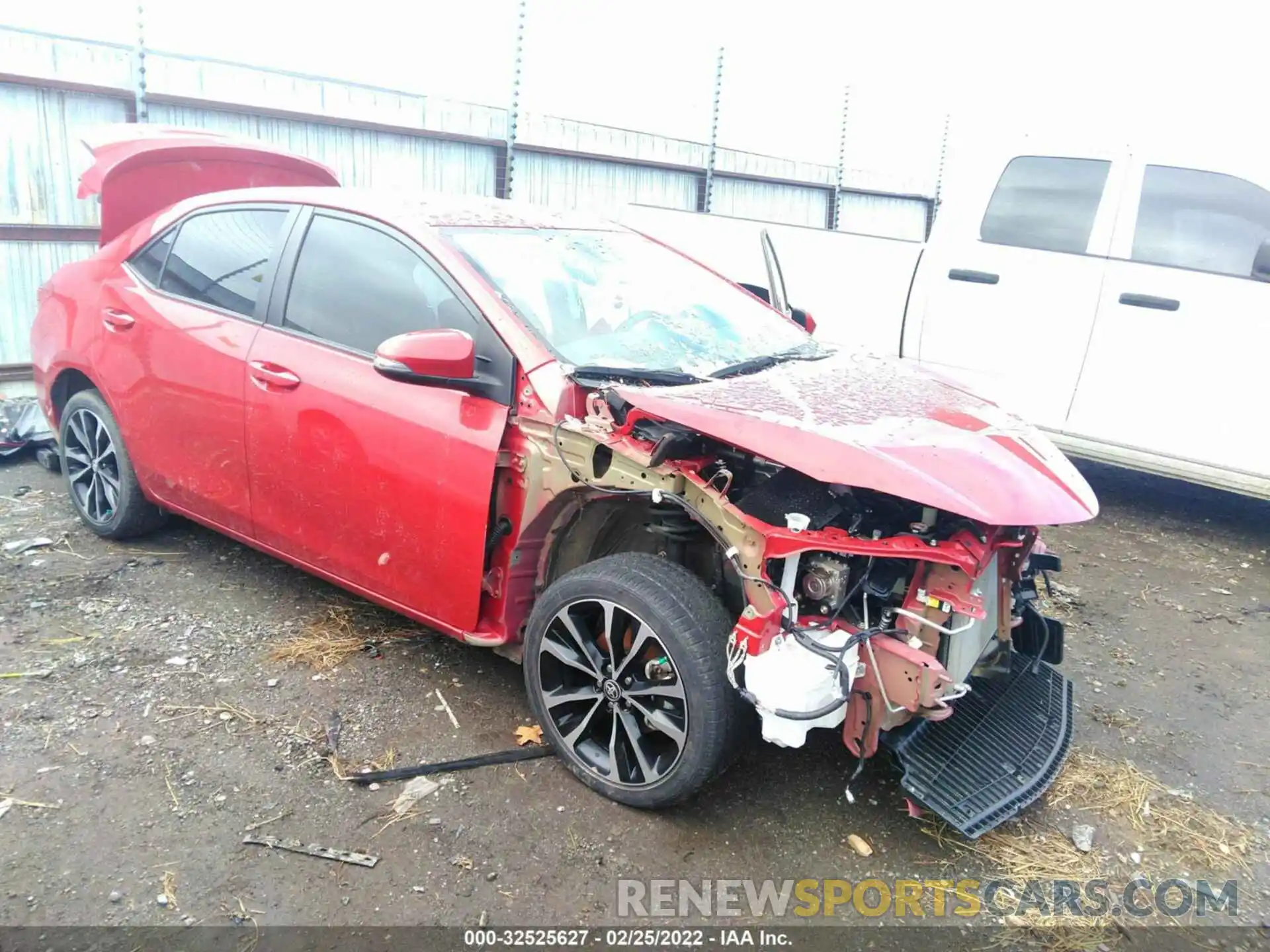 1 Photograph of a damaged car 5YFBURHE0KP892552 TOYOTA COROLLA 2019