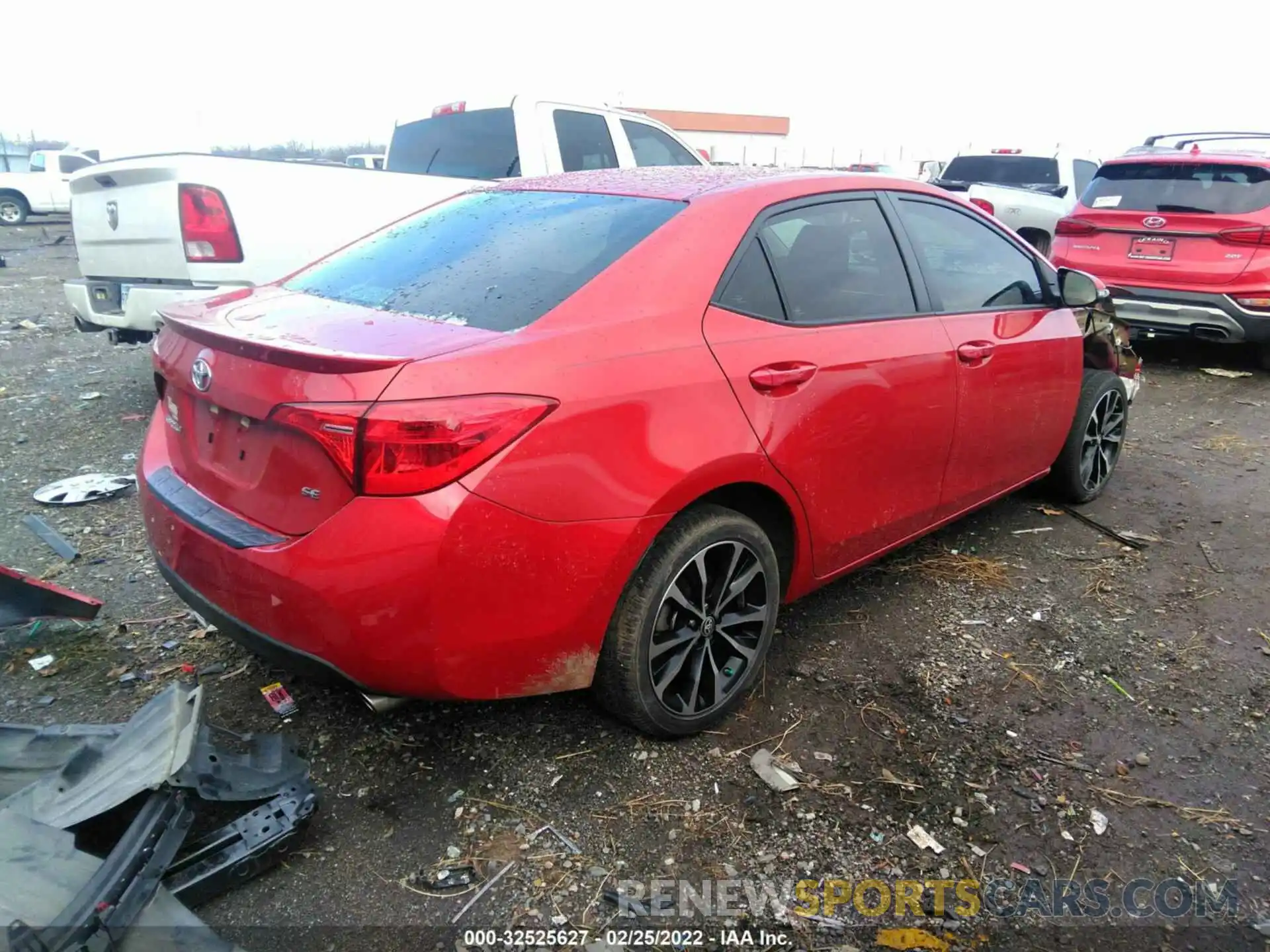 4 Фотография поврежденного автомобиля 5YFBURHE0KP892552 TOYOTA COROLLA 2019