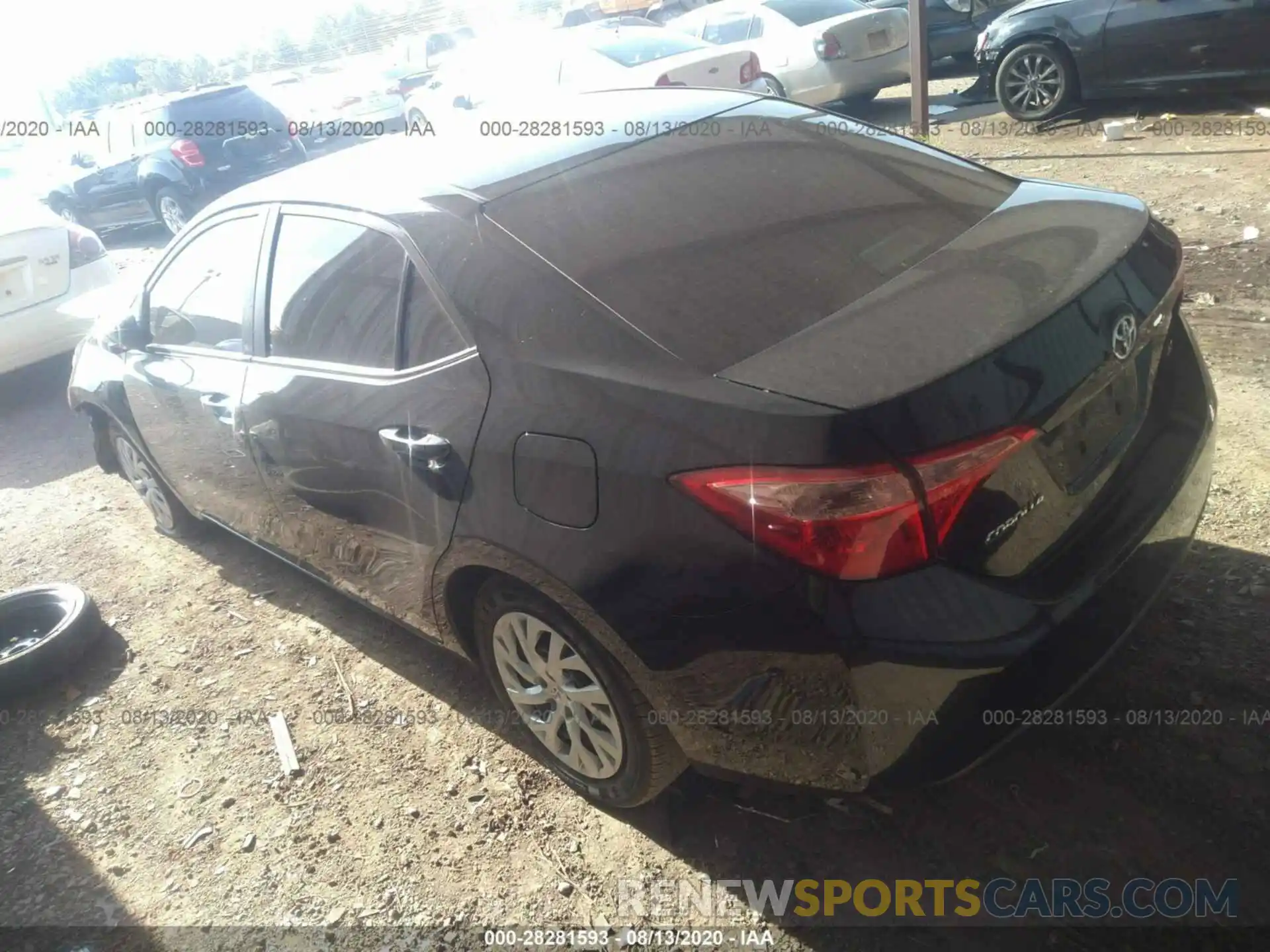 3 Photograph of a damaged car 5YFBURHE0KP892857 TOYOTA COROLLA 2019