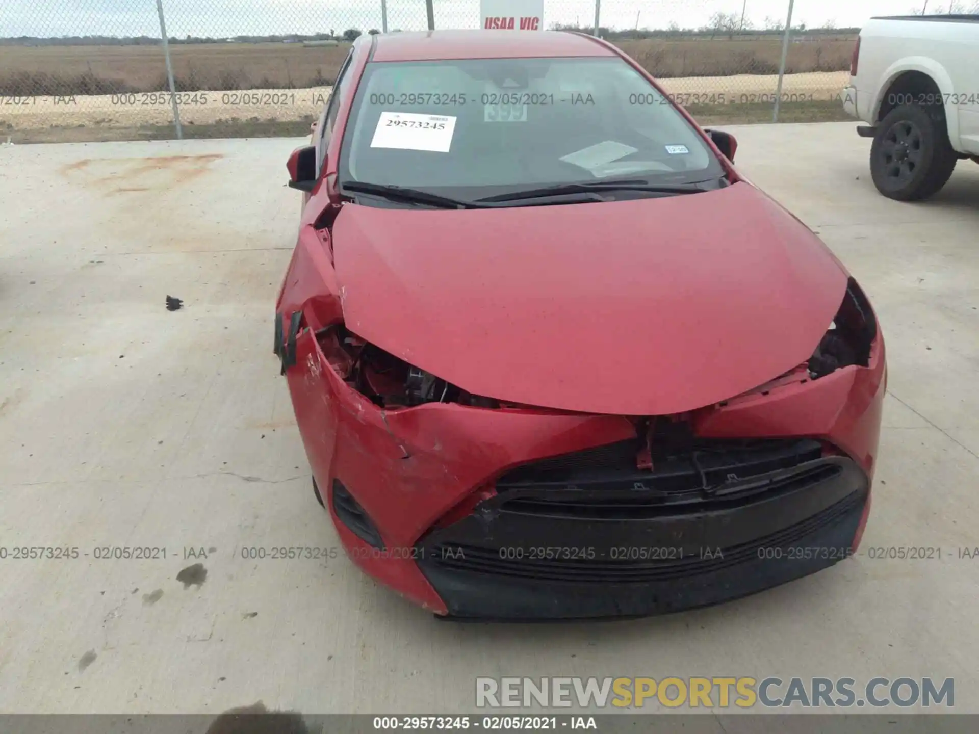 6 Photograph of a damaged car 5YFBURHE0KP893037 TOYOTA COROLLA 2019