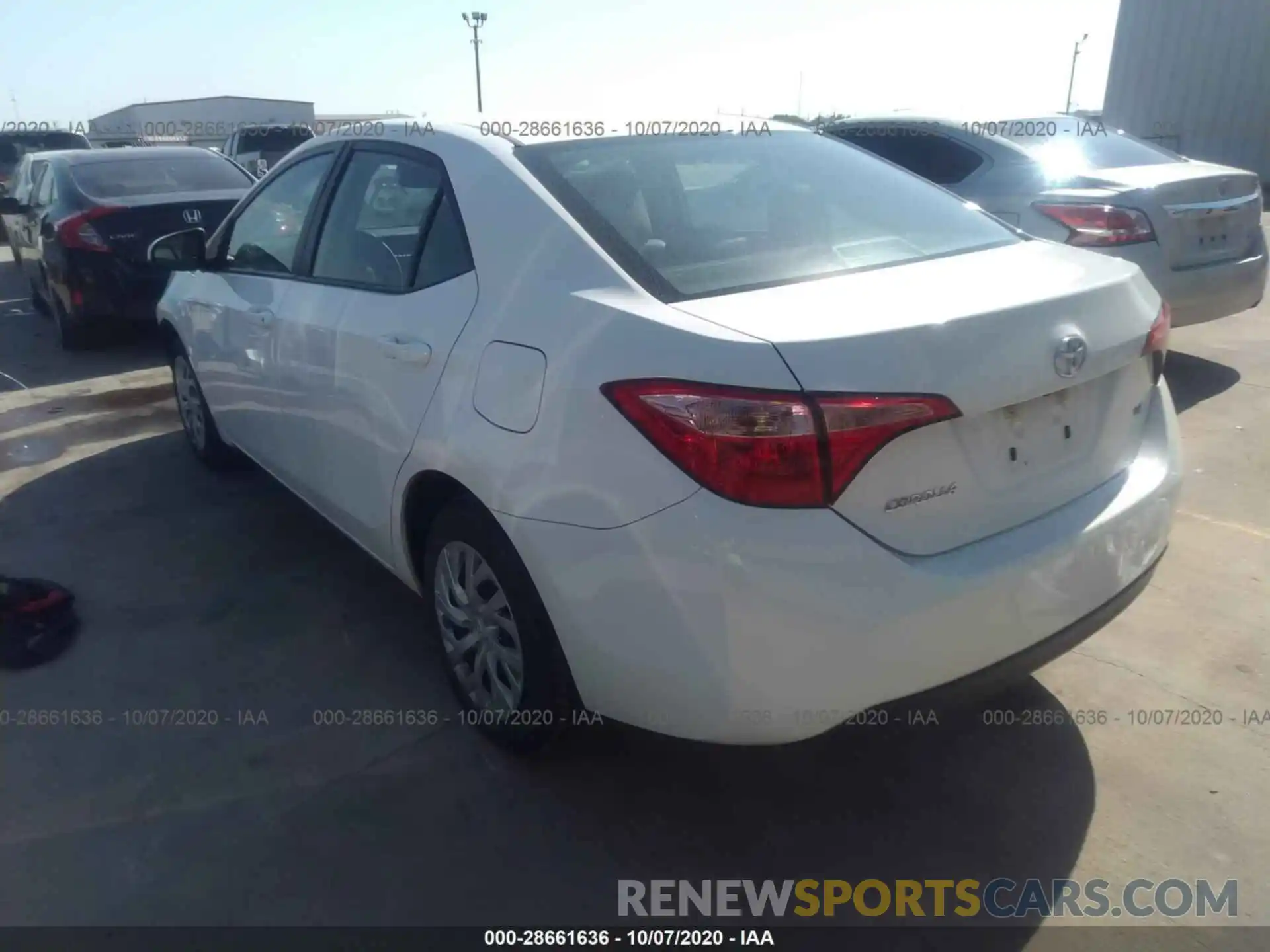 3 Photograph of a damaged car 5YFBURHE0KP893152 TOYOTA COROLLA 2019