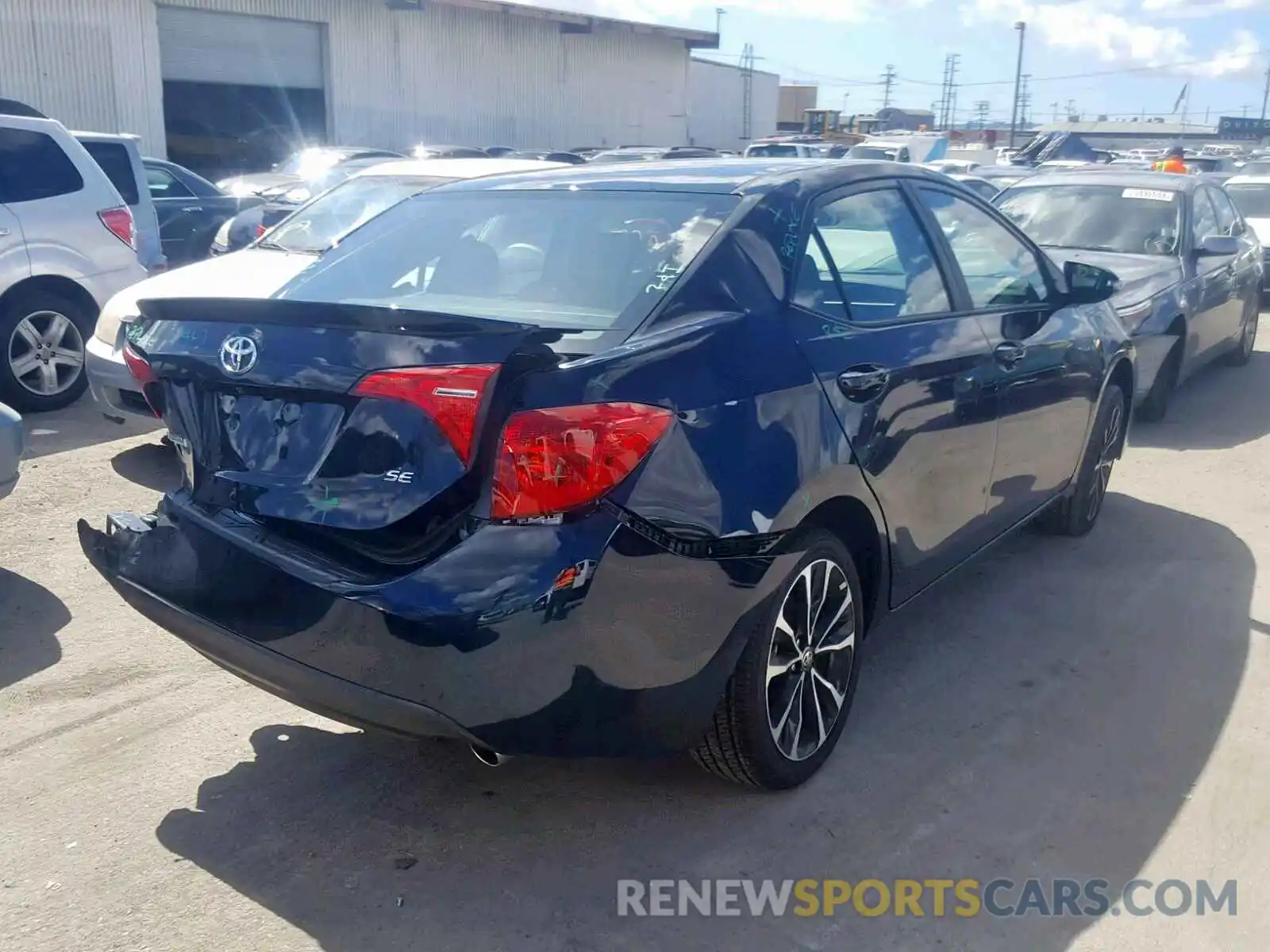 4 Photograph of a damaged car 5YFBURHE0KP893233 TOYOTA COROLLA 2019