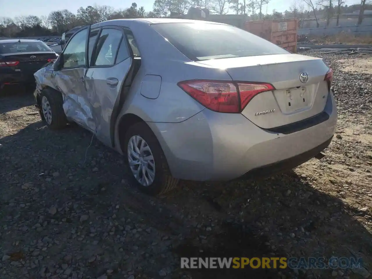 3 Photograph of a damaged car 5YFBURHE0KP894074 TOYOTA COROLLA 2019