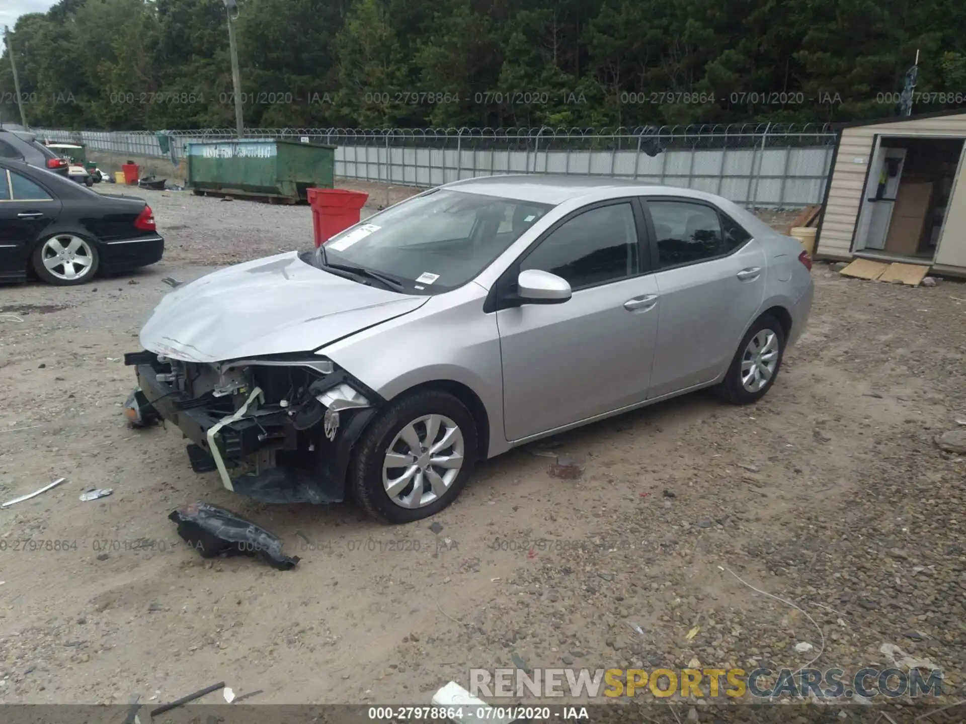 2 Photograph of a damaged car 5YFBURHE0KP894107 TOYOTA COROLLA 2019